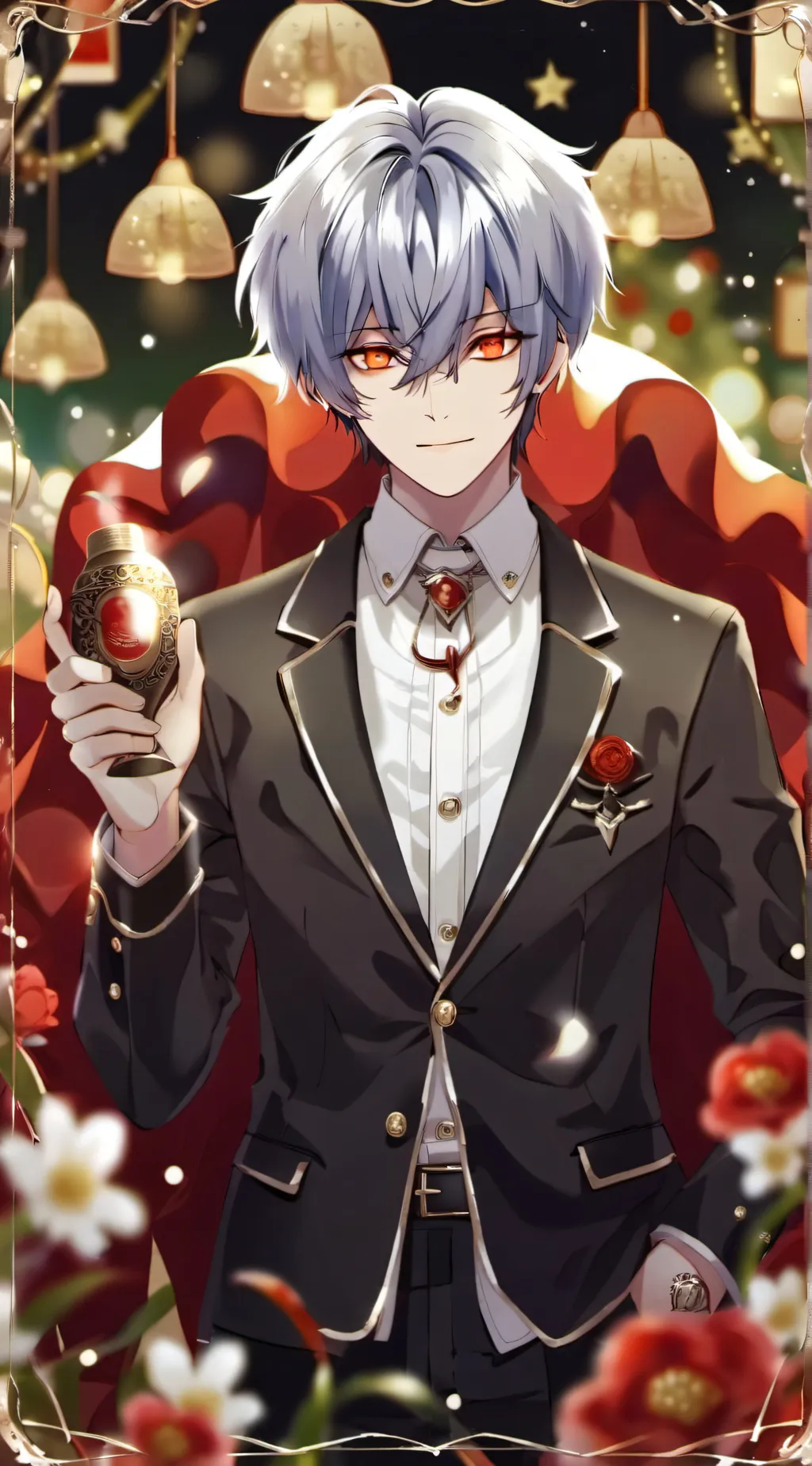 ai character: muzan uppermoons background