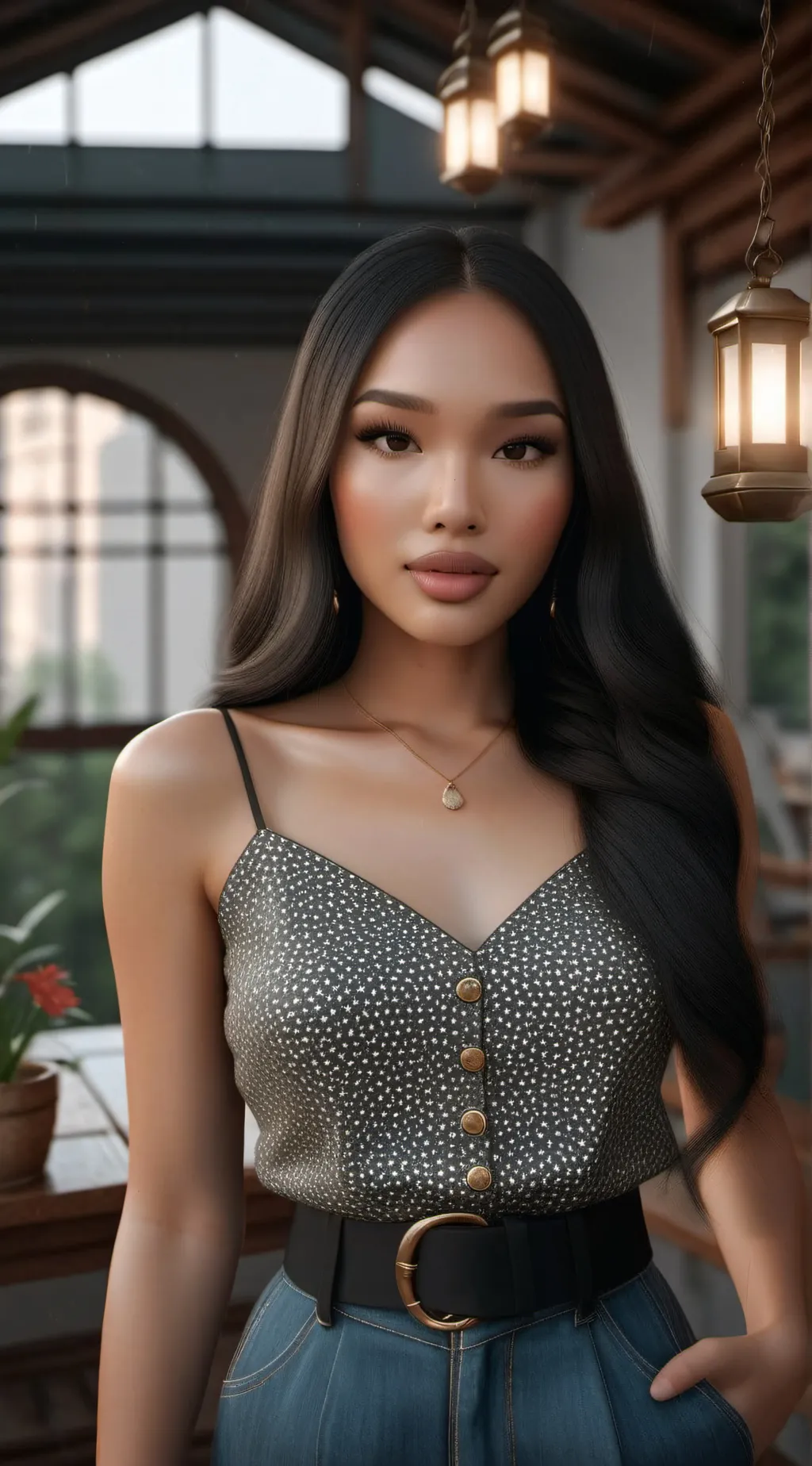 ai character: obx background