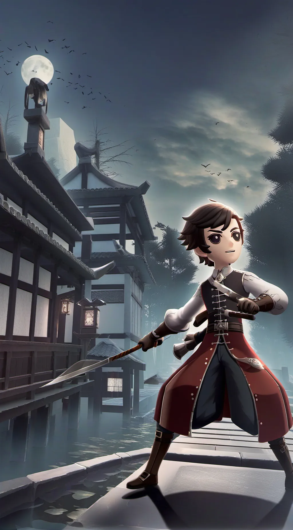 ai character: John  background