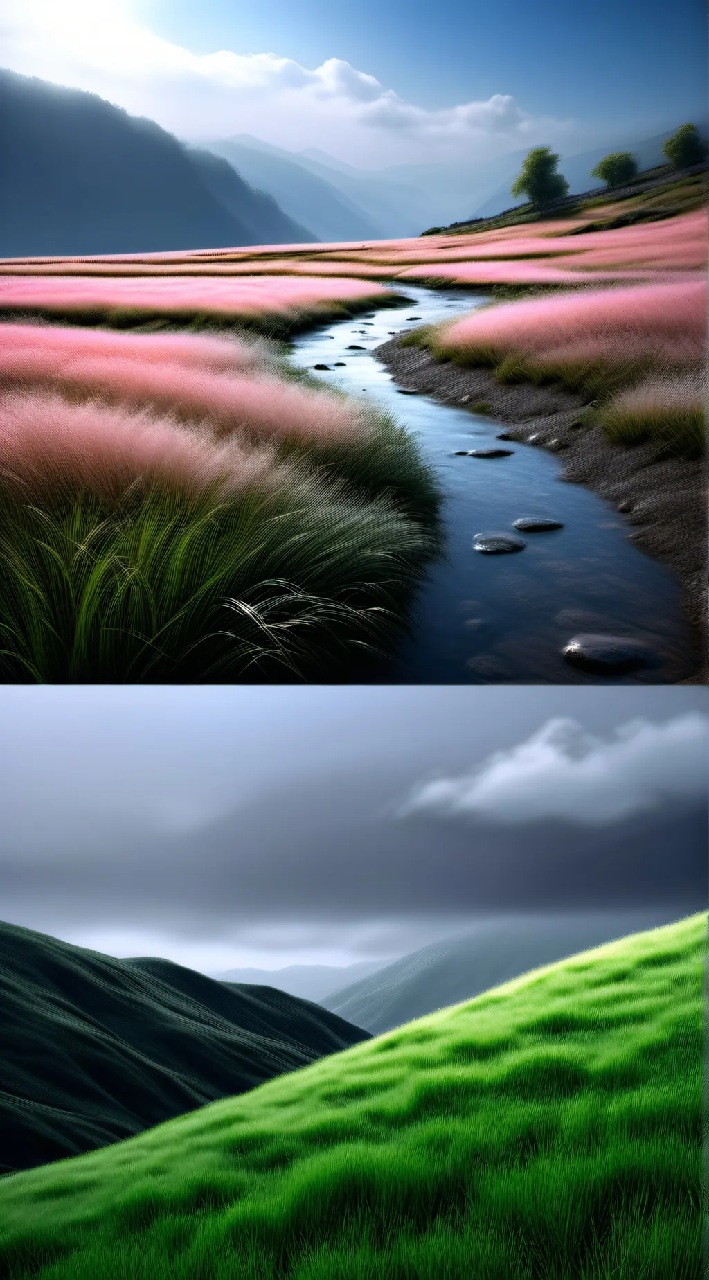 ai character: Oh look more grass background