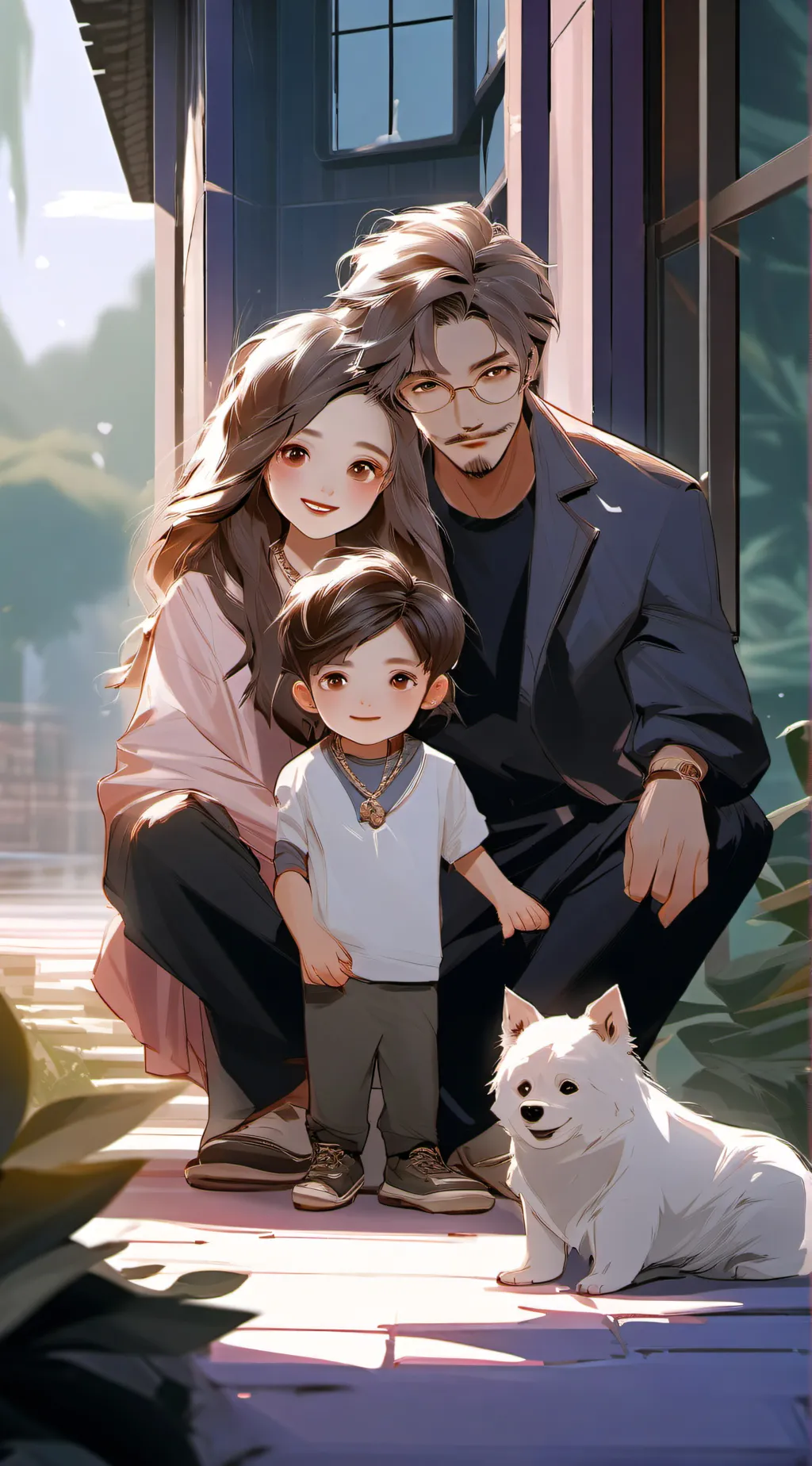 ai character: Past Afton family background