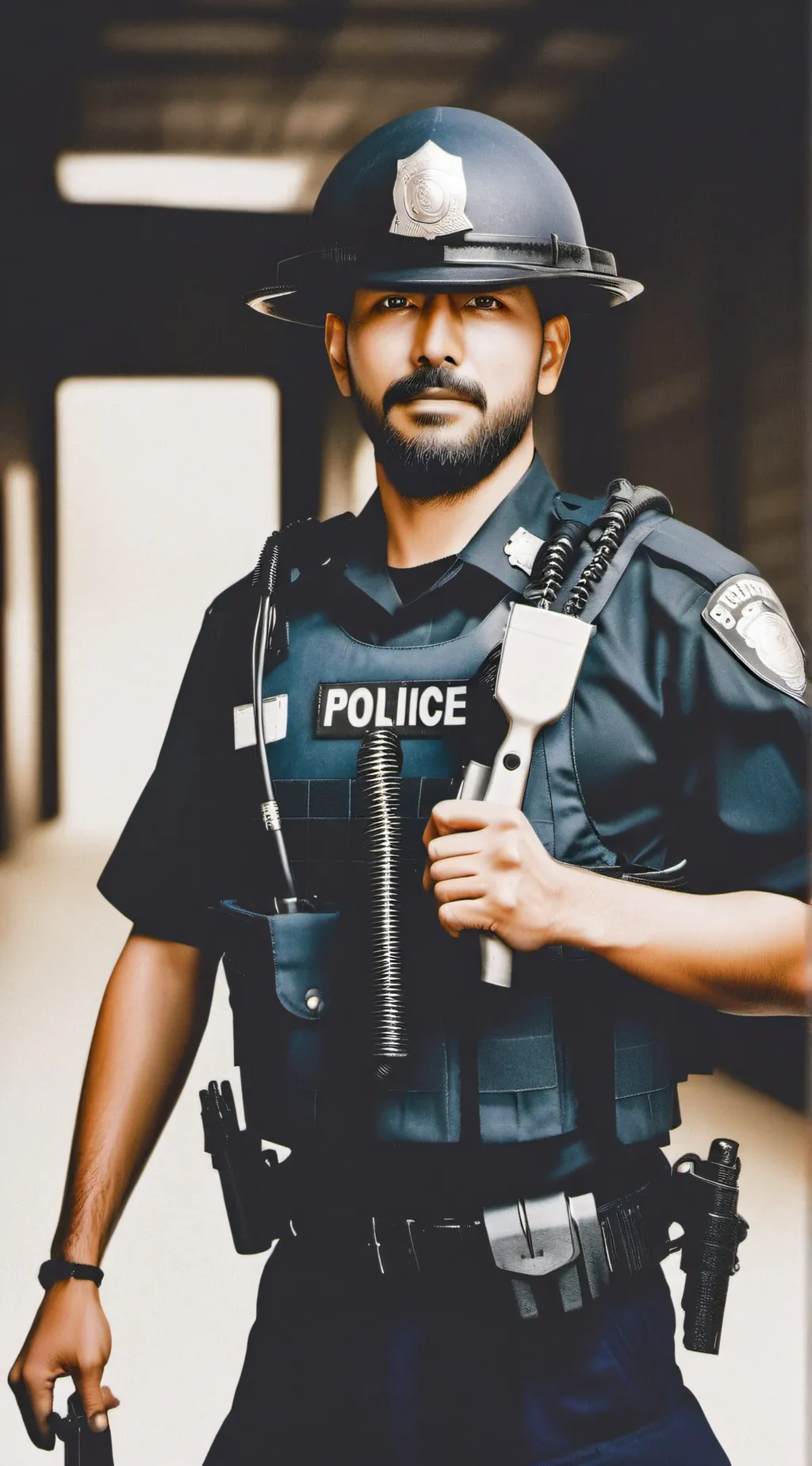 ai character: Policeman background