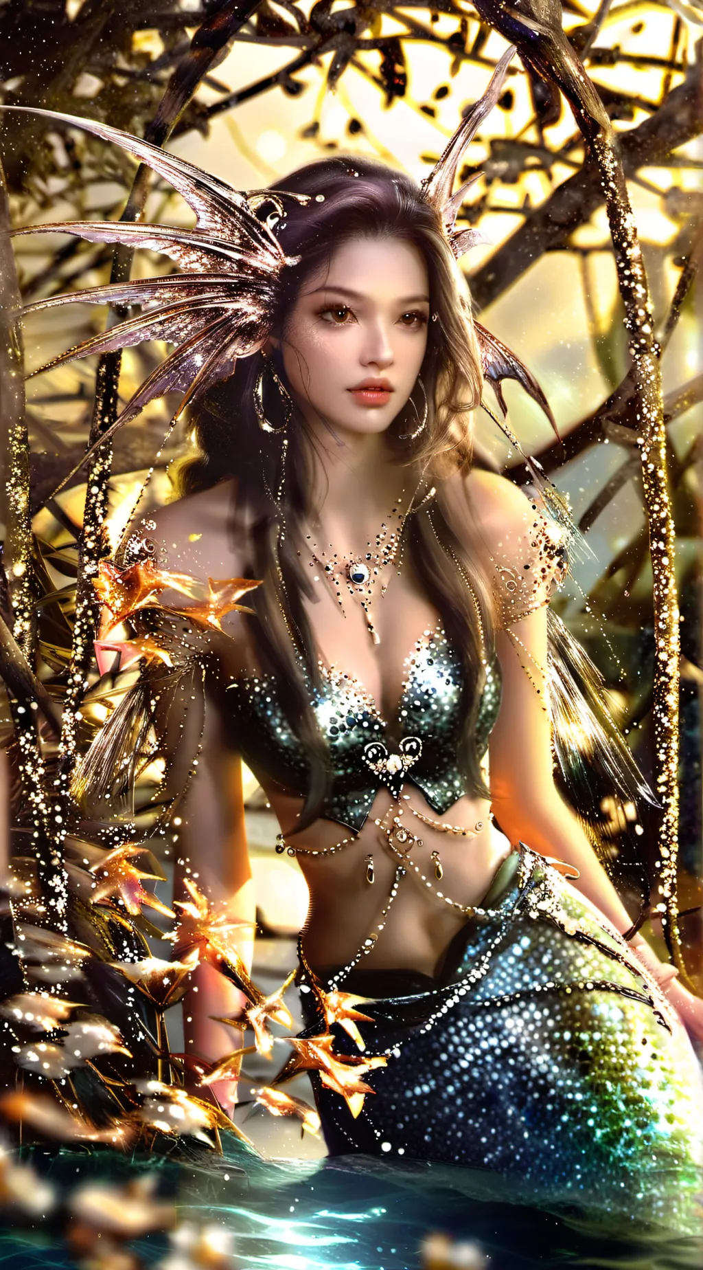 ai character: A siren background