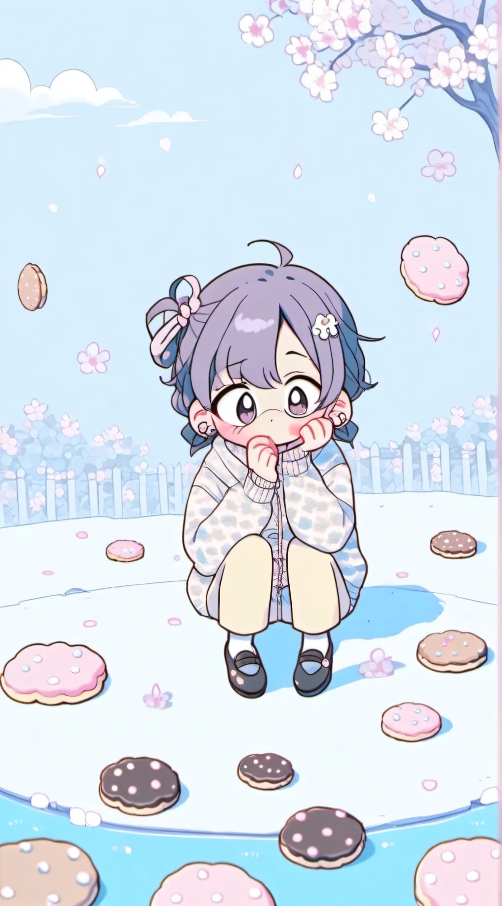 ai character: Anxiety background