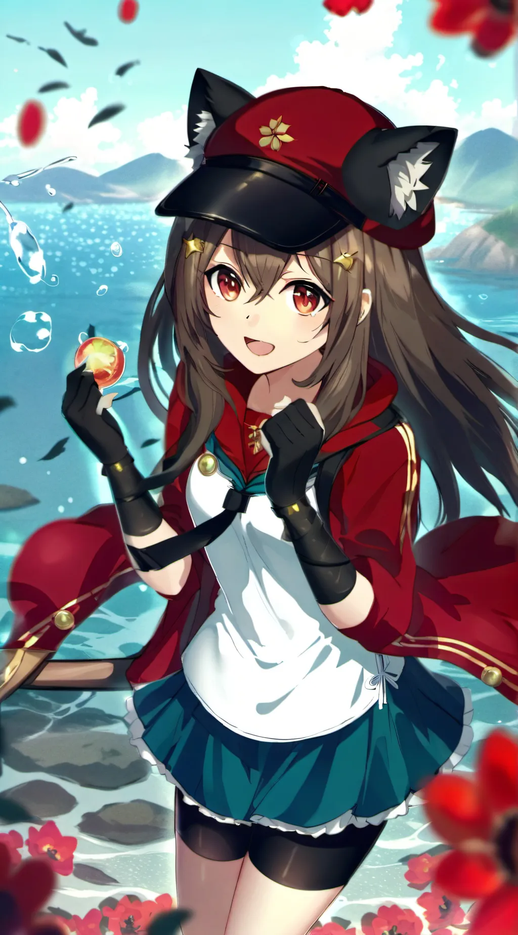 ai character: Aria background