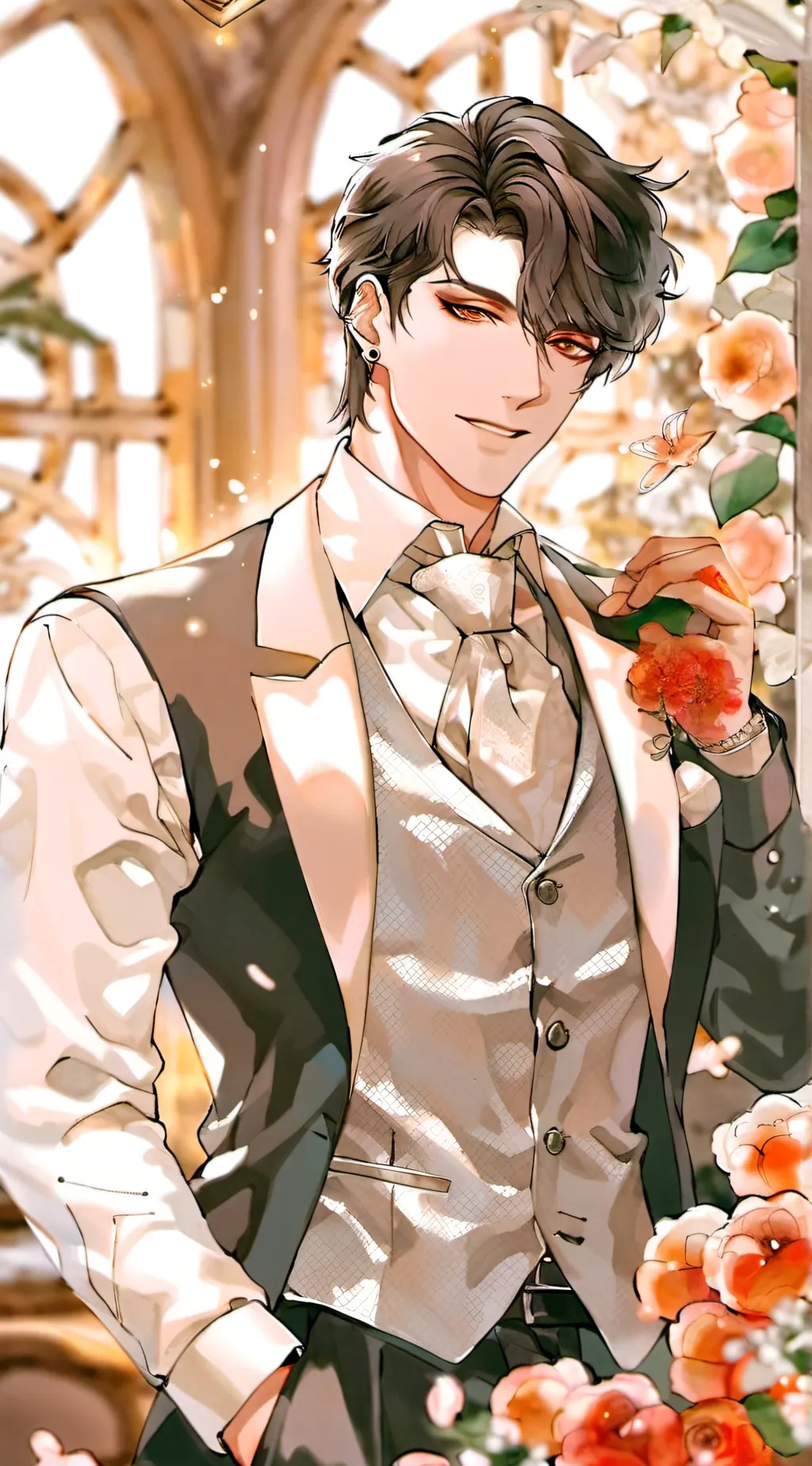 ai character: Kaine St. Croix. background