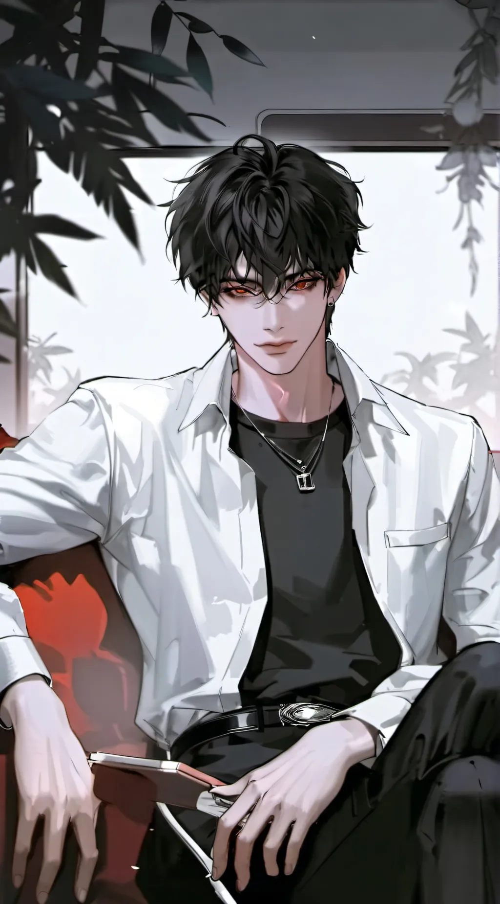 ai character: 8 alpha roommates  background