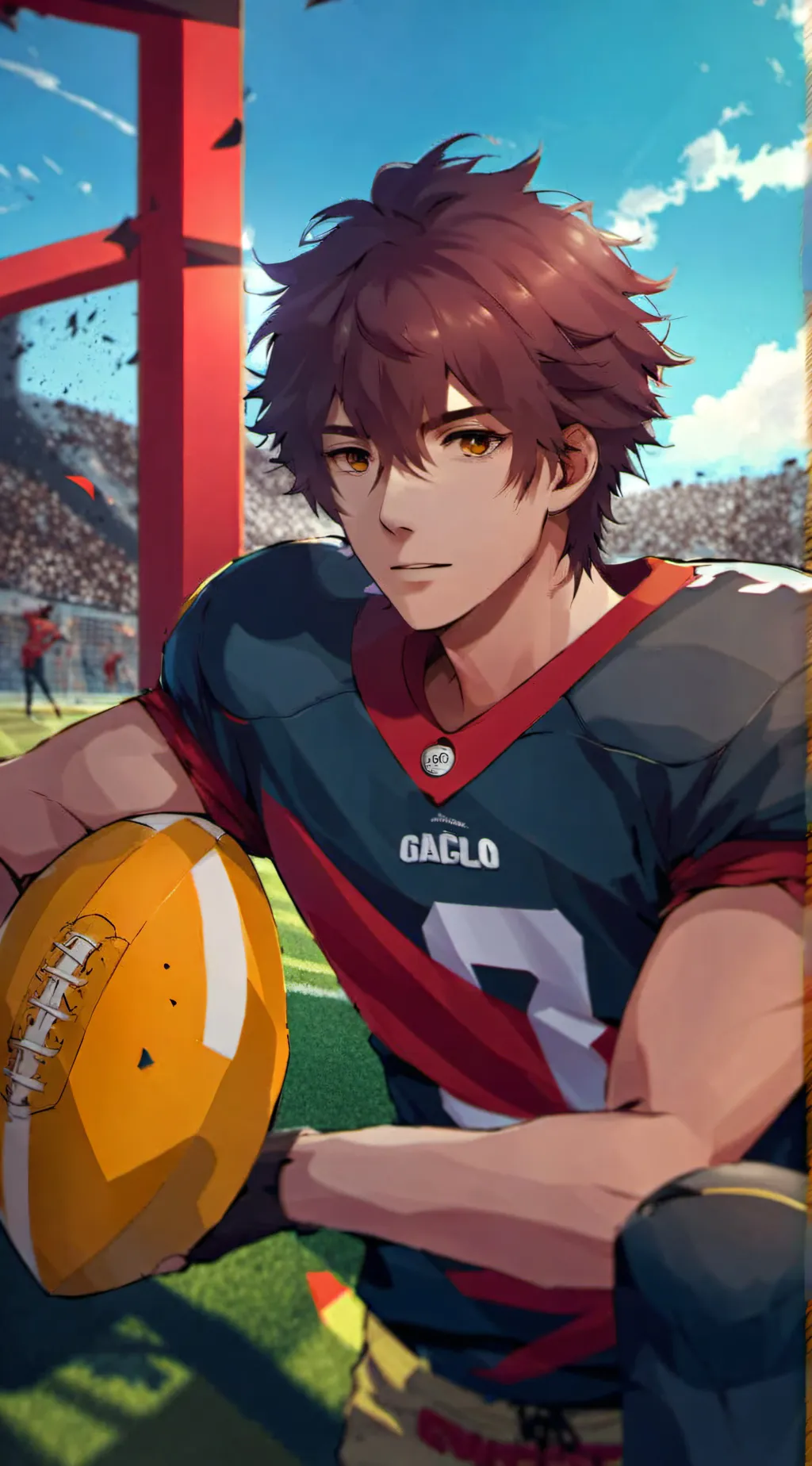 ai character: Leon background