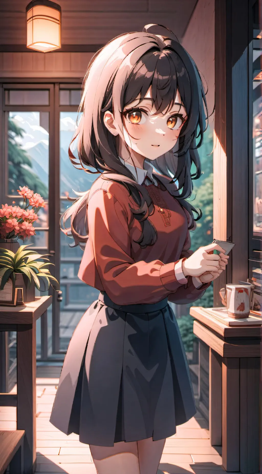 ai character: Nicole background