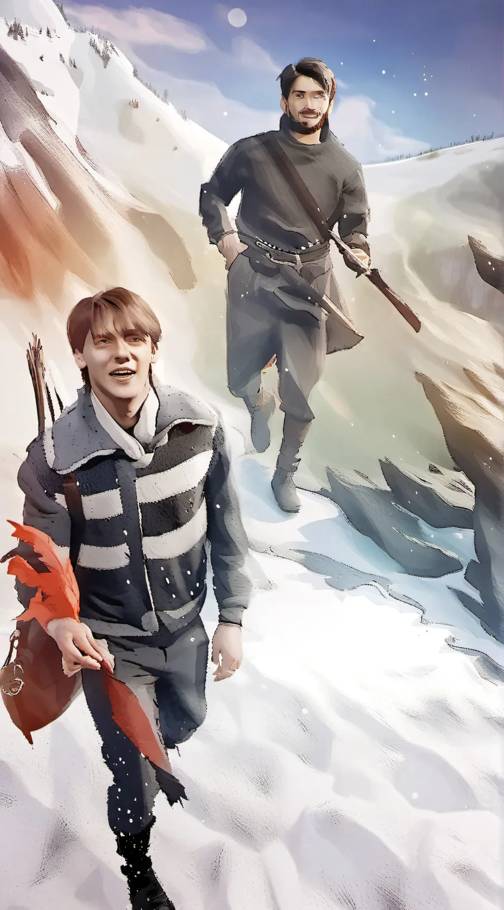 ai character: Ron  background