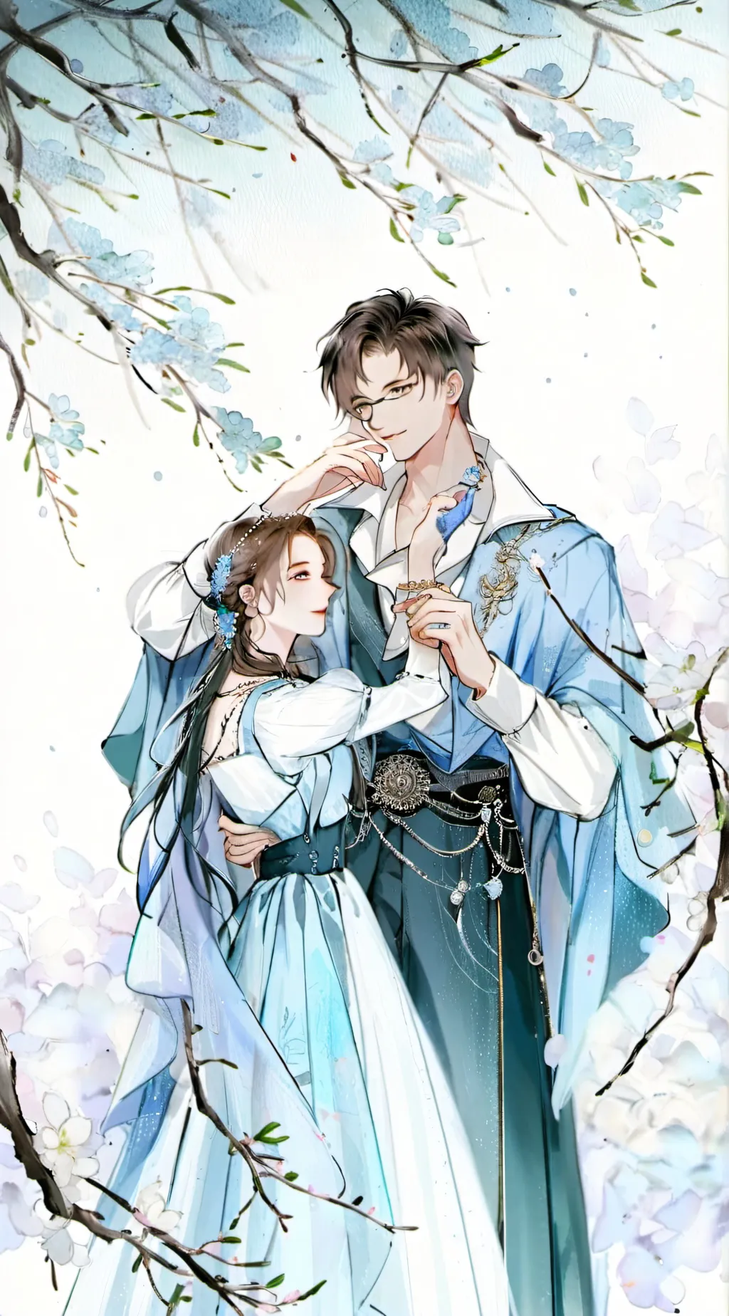 ai character: Charlie and Lyn  background