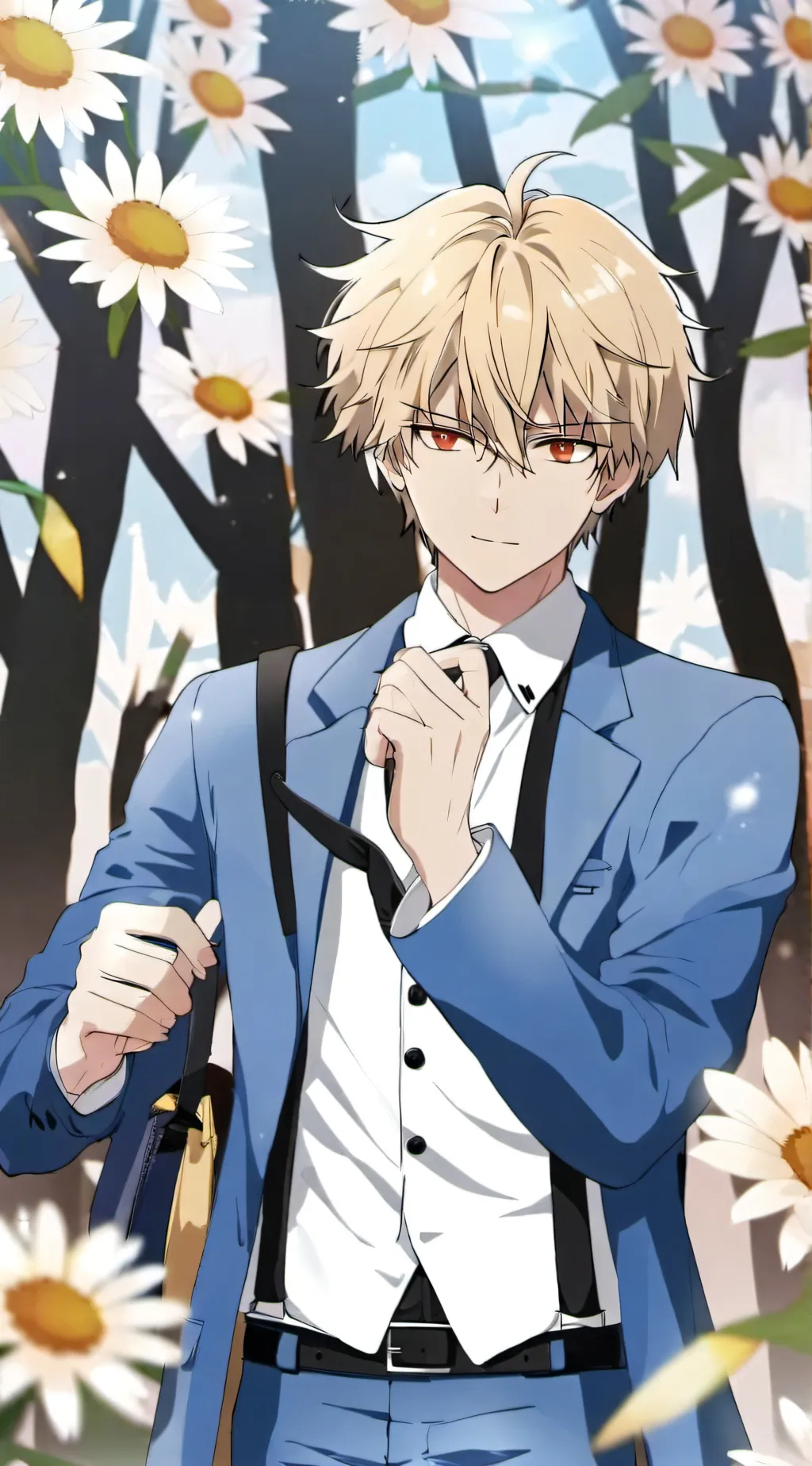 ai character: katsuki bakugou  background