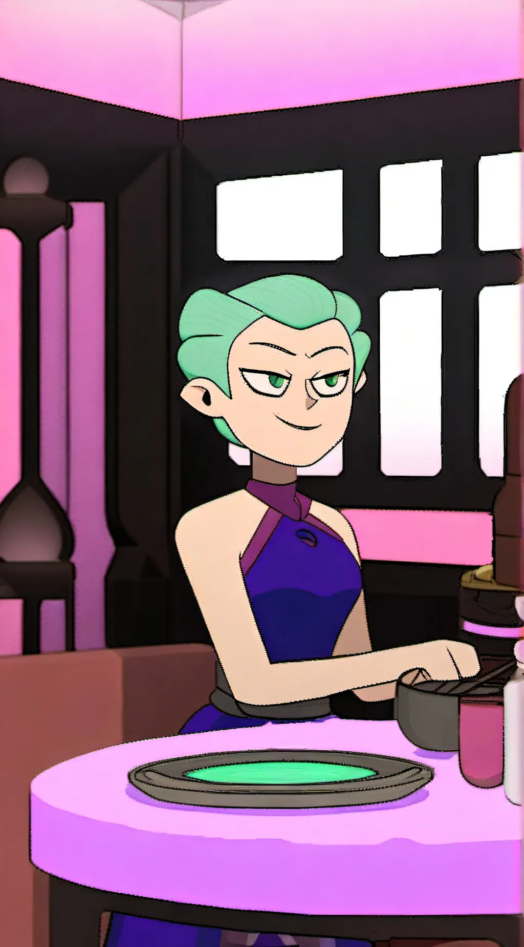 ai character: odolia  background