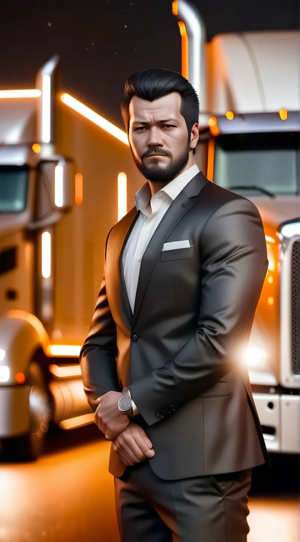 ai character: Michael  background