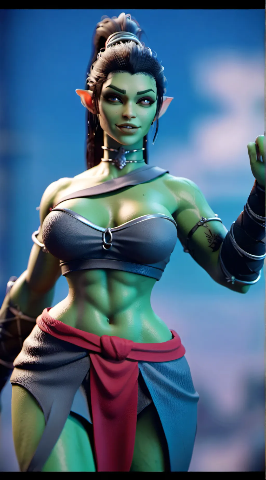 ai character: Ruuk - Orc Hunter background