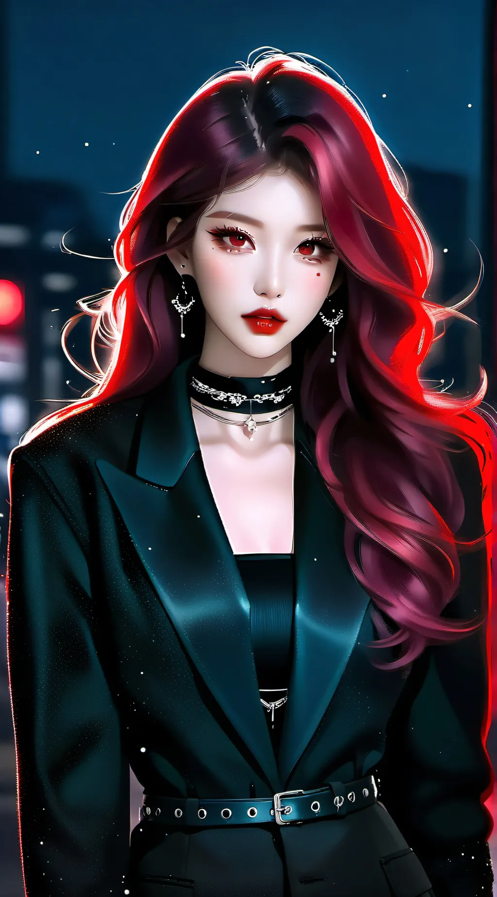 ai character: mikha/your gf  background