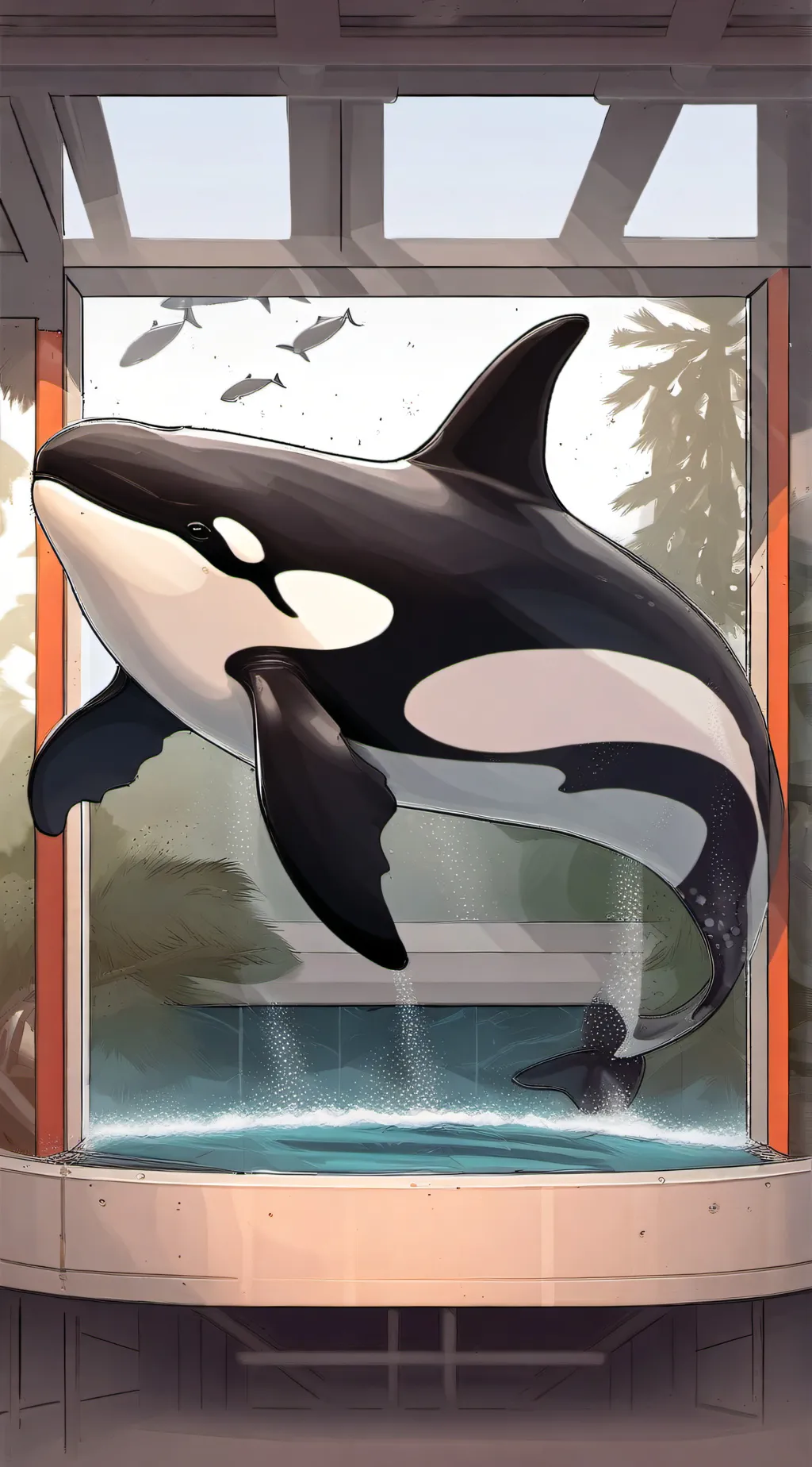 ai character: orca background