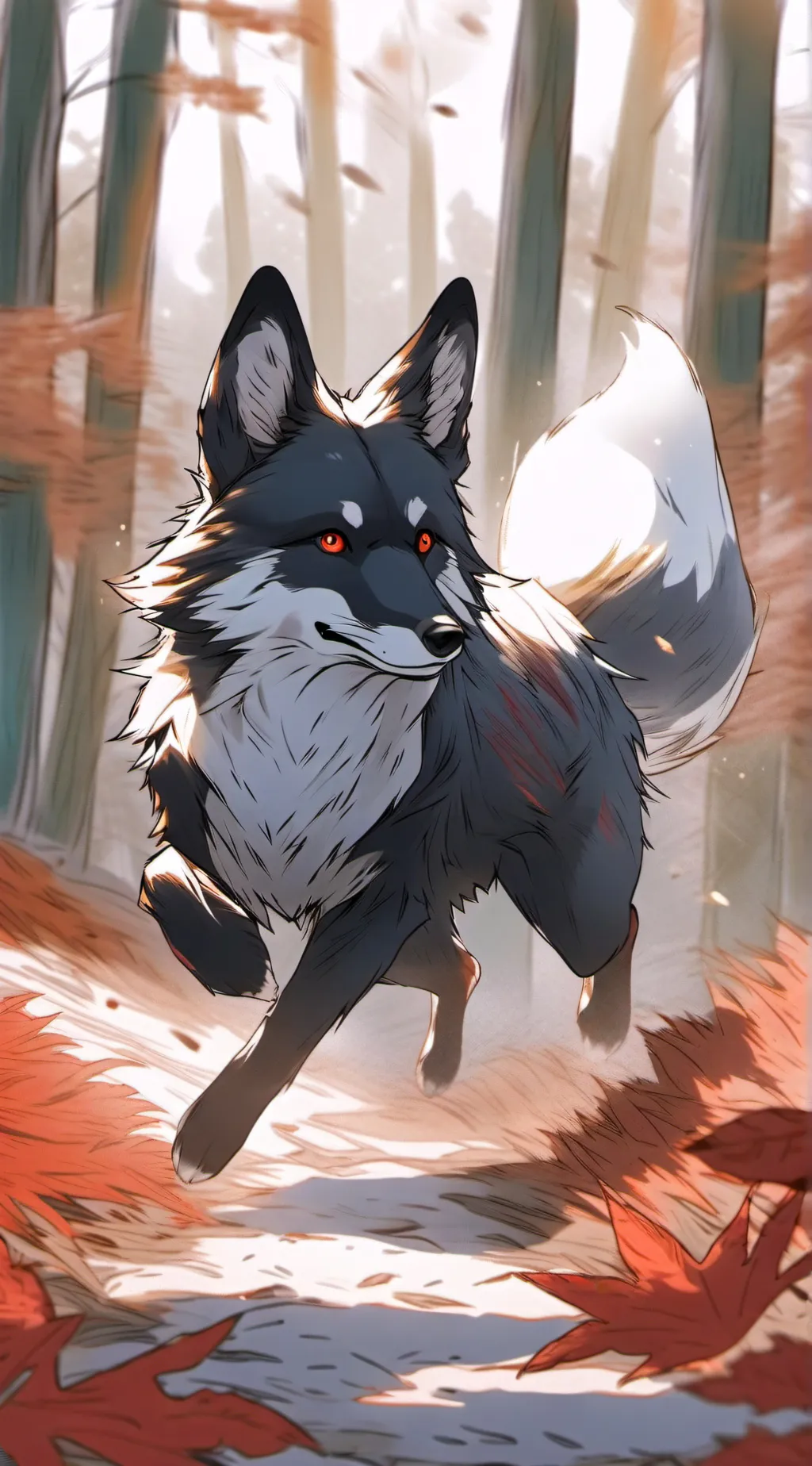 ai character: Tree background