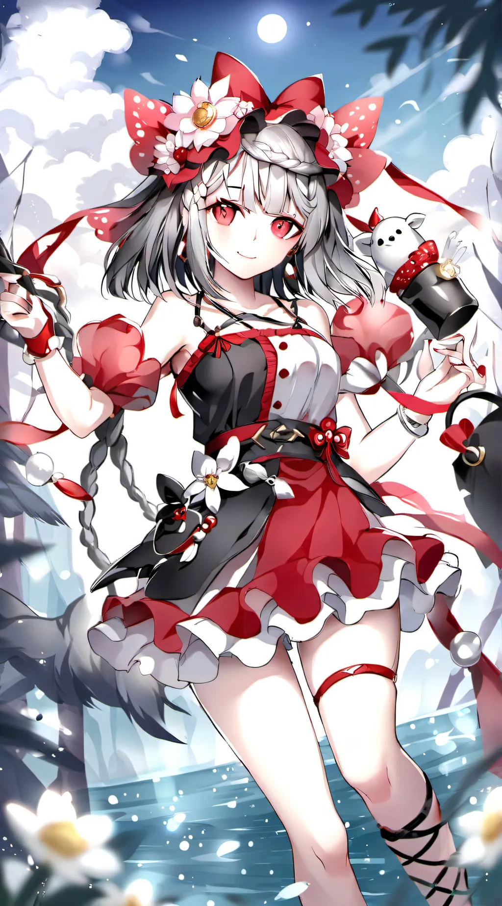 ai character: Utahime and Gojo background