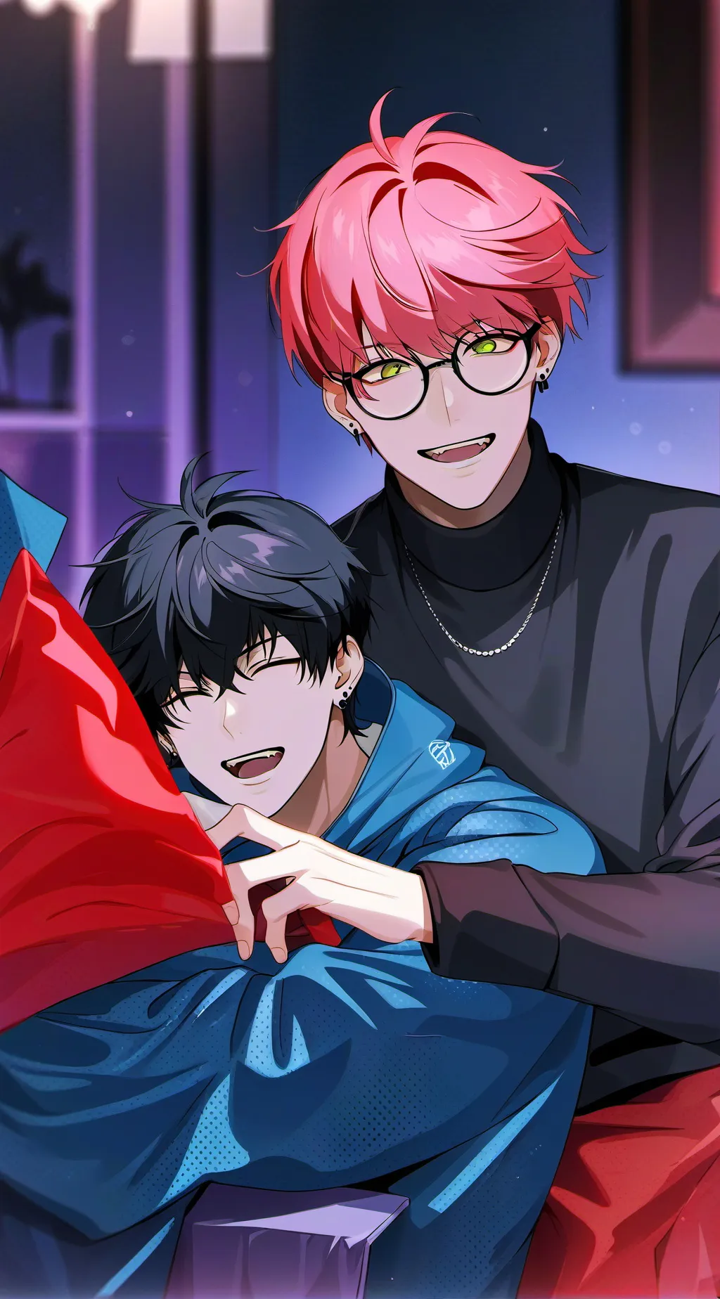 ai character: Corner background