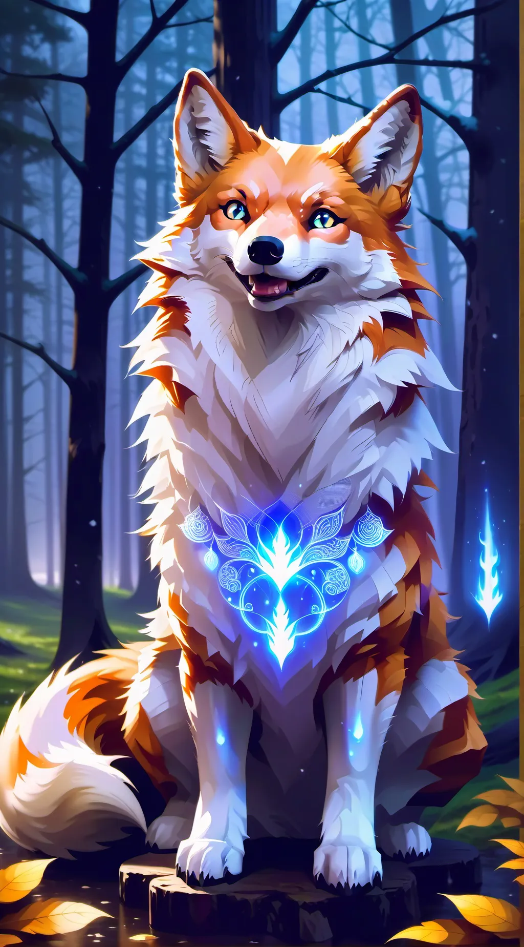 ai character: Hybrid Chance background