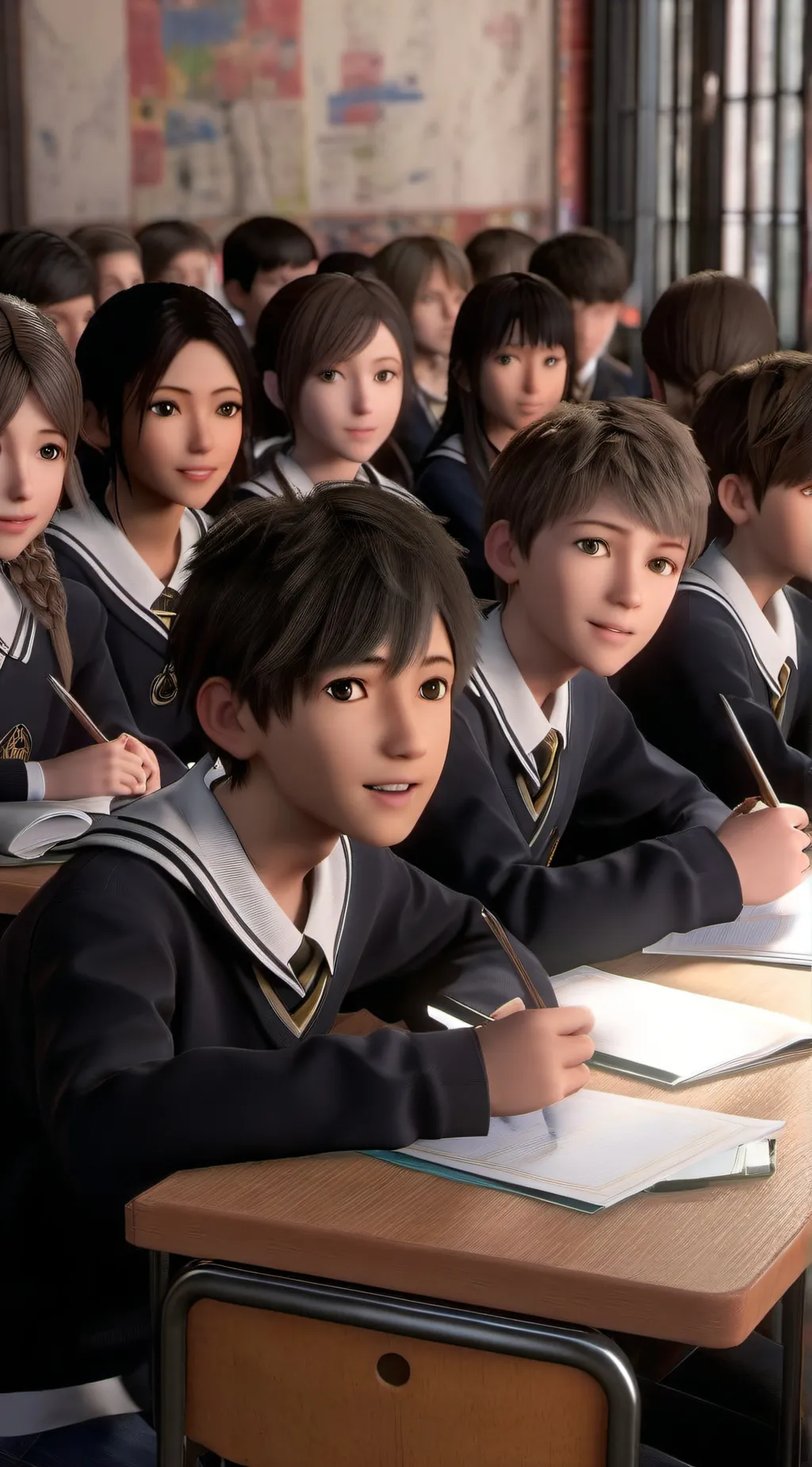 ai character: Lil bros class background