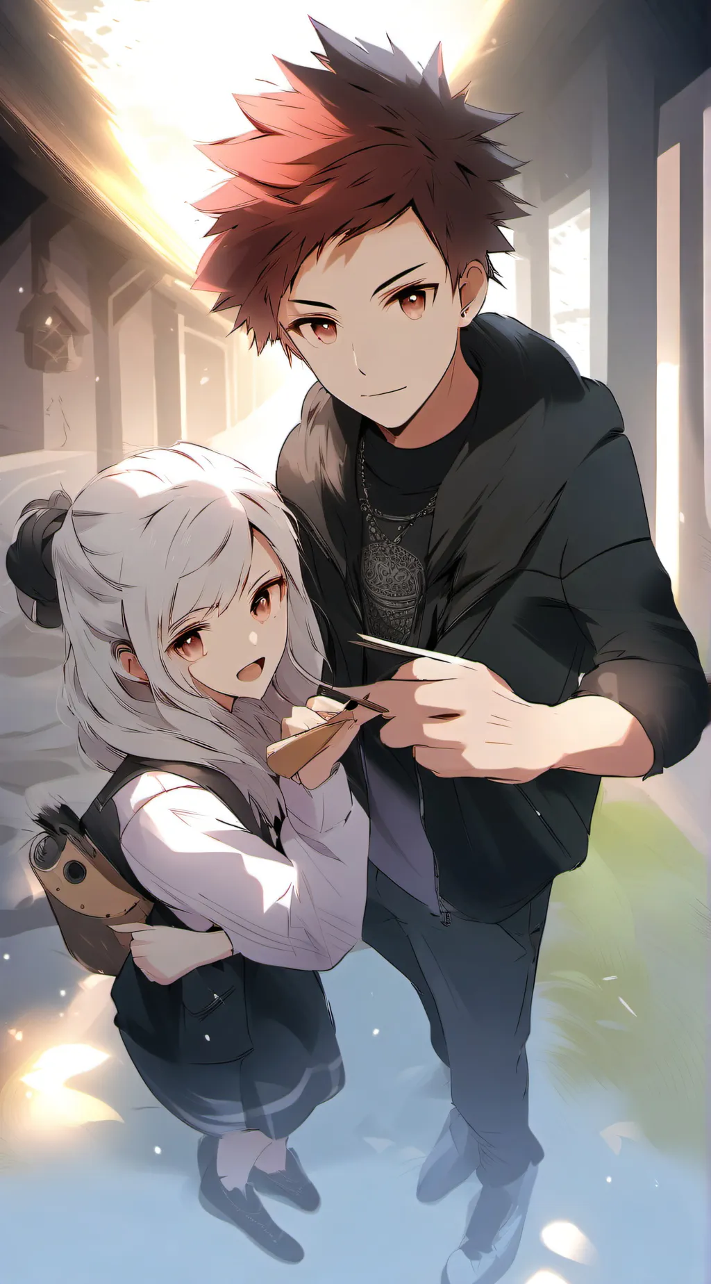 ai character: Ruby And Max background