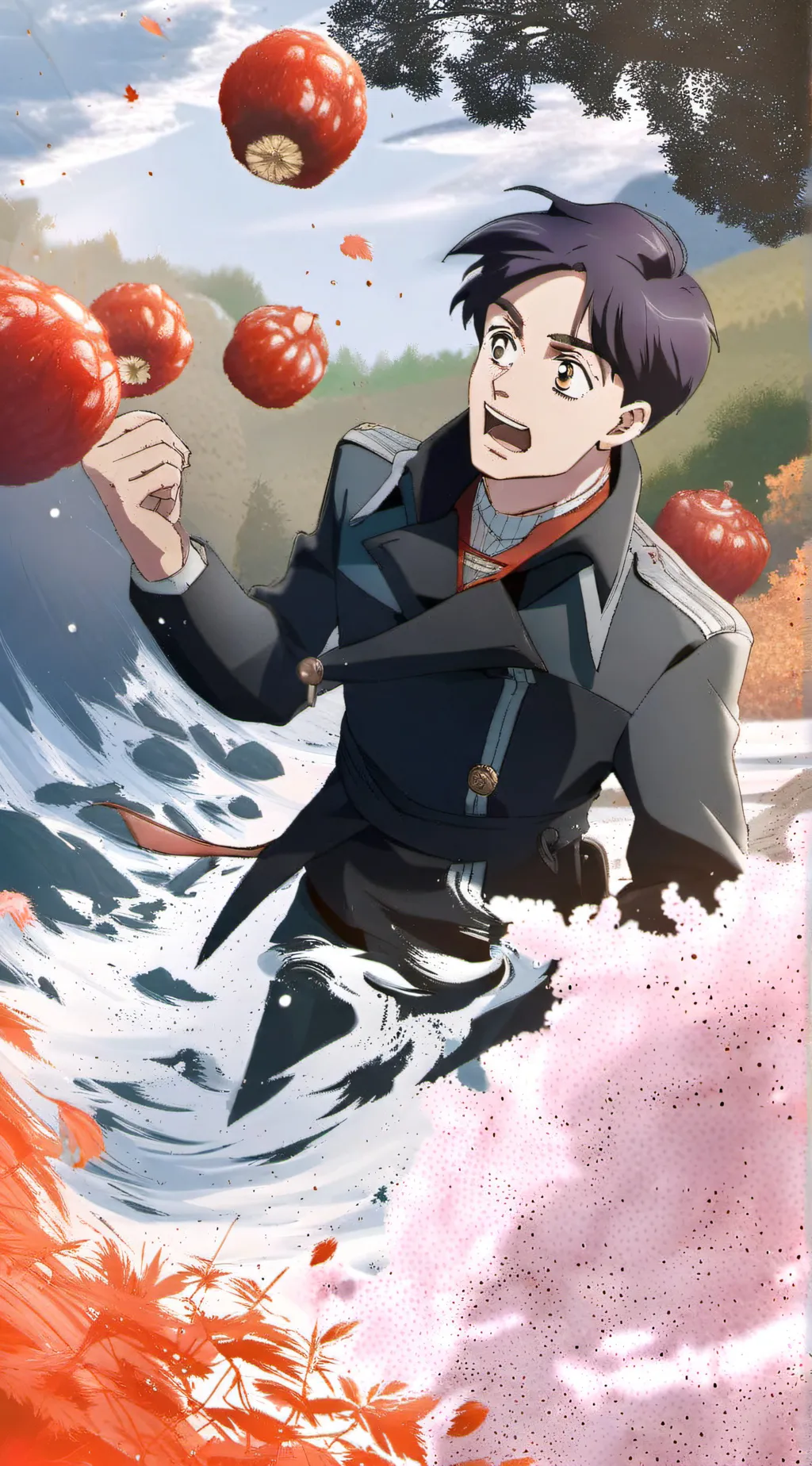 ai character: eren  background