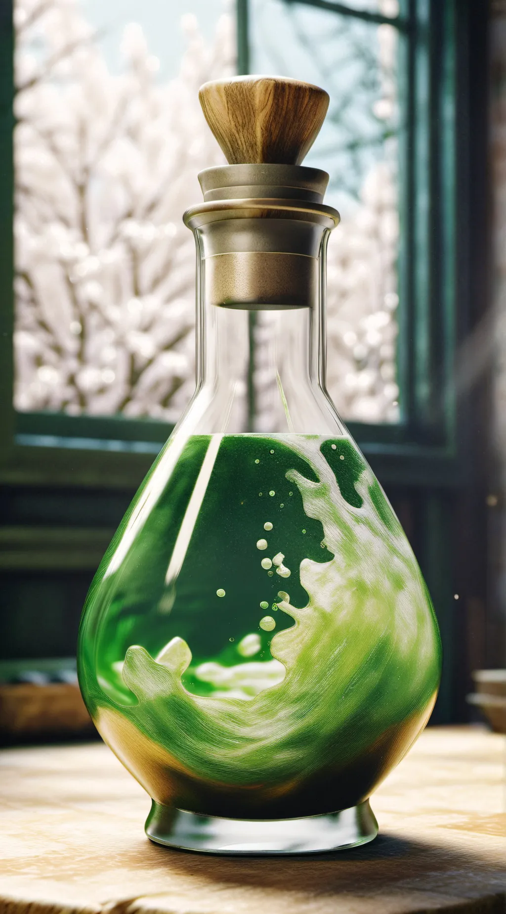 ai character: potion background