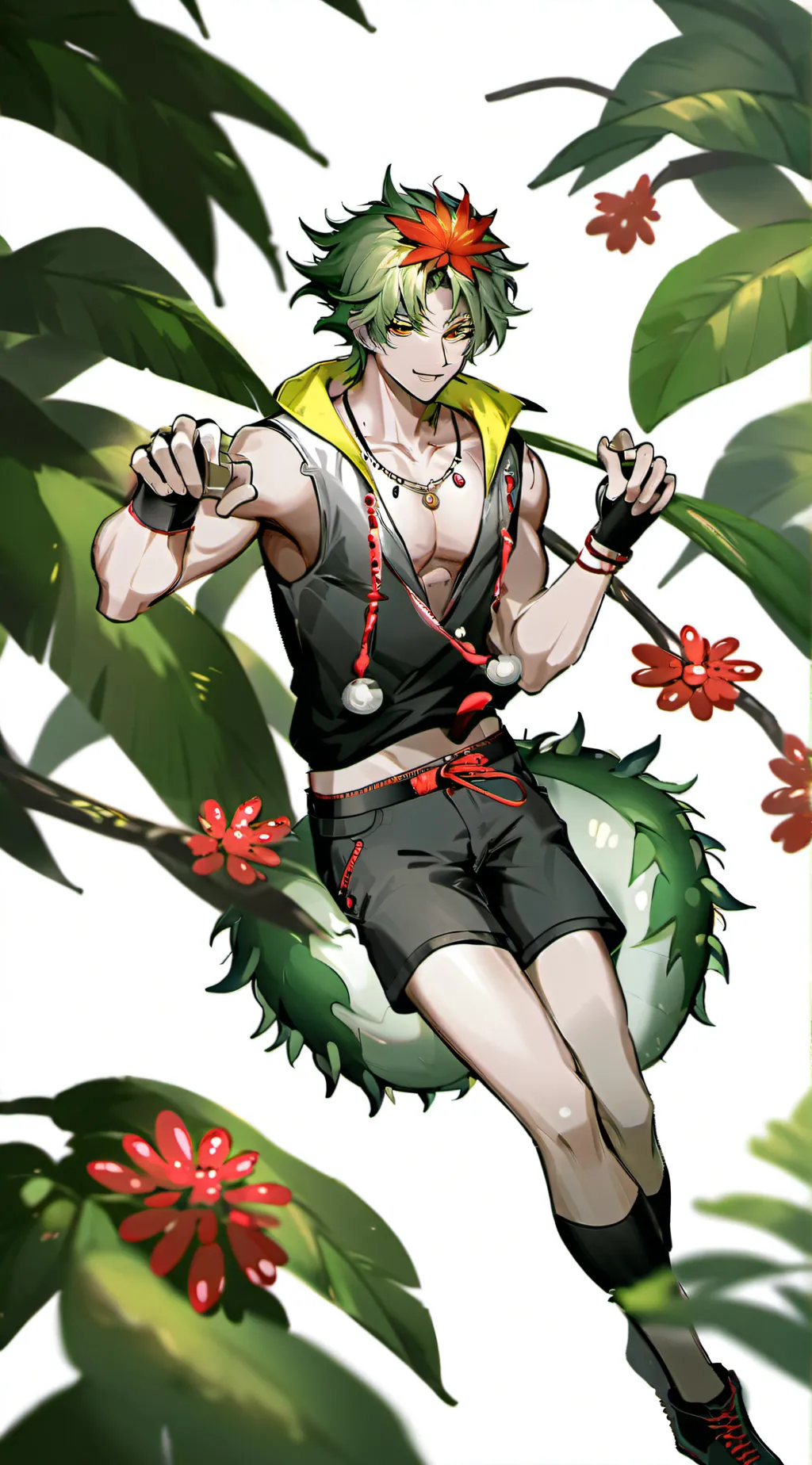 ai character: Venusaur background