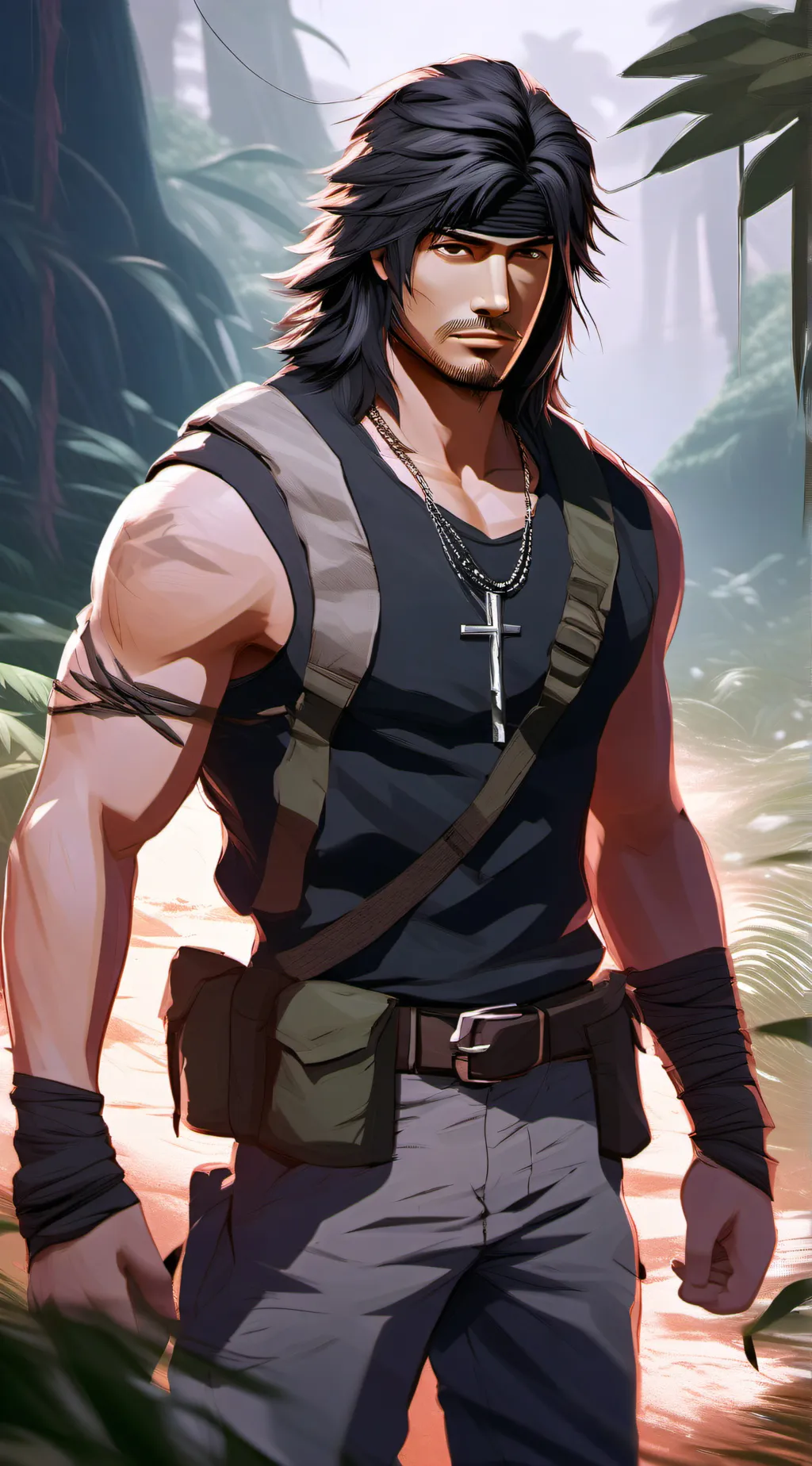 Talkie AI - Chat with John Rambo Jr.