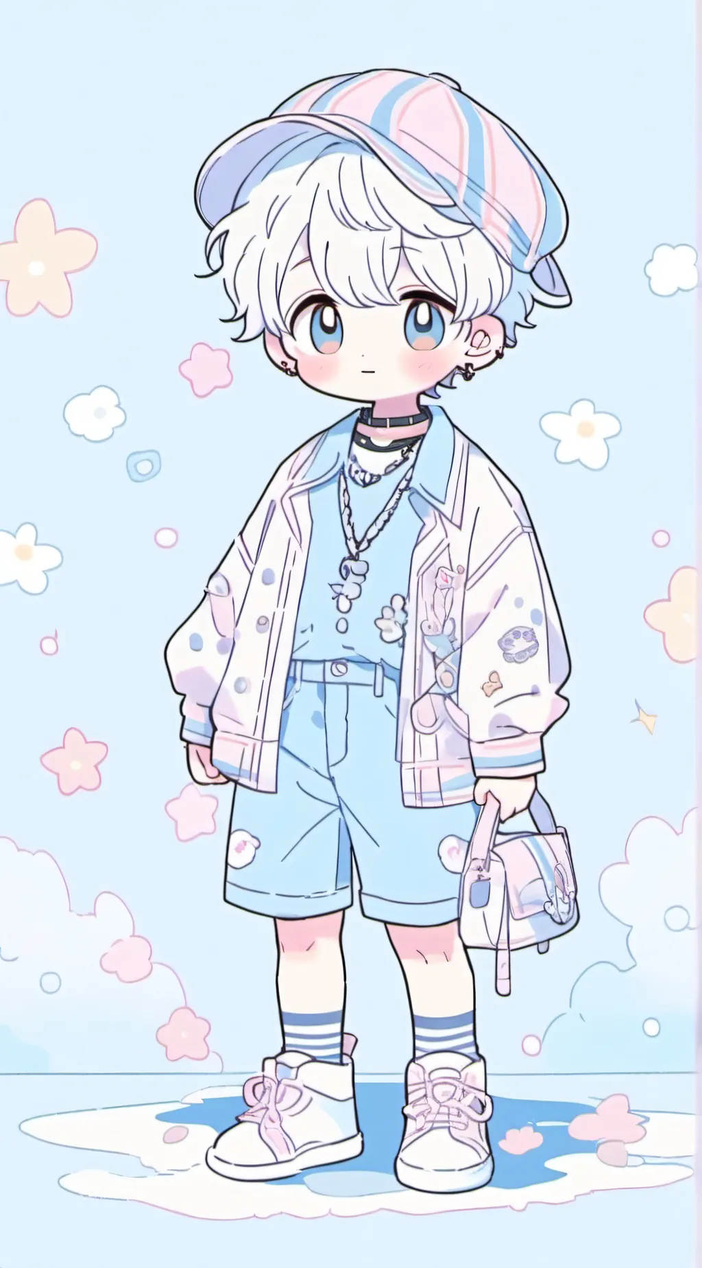 ai character: cutie pie  background