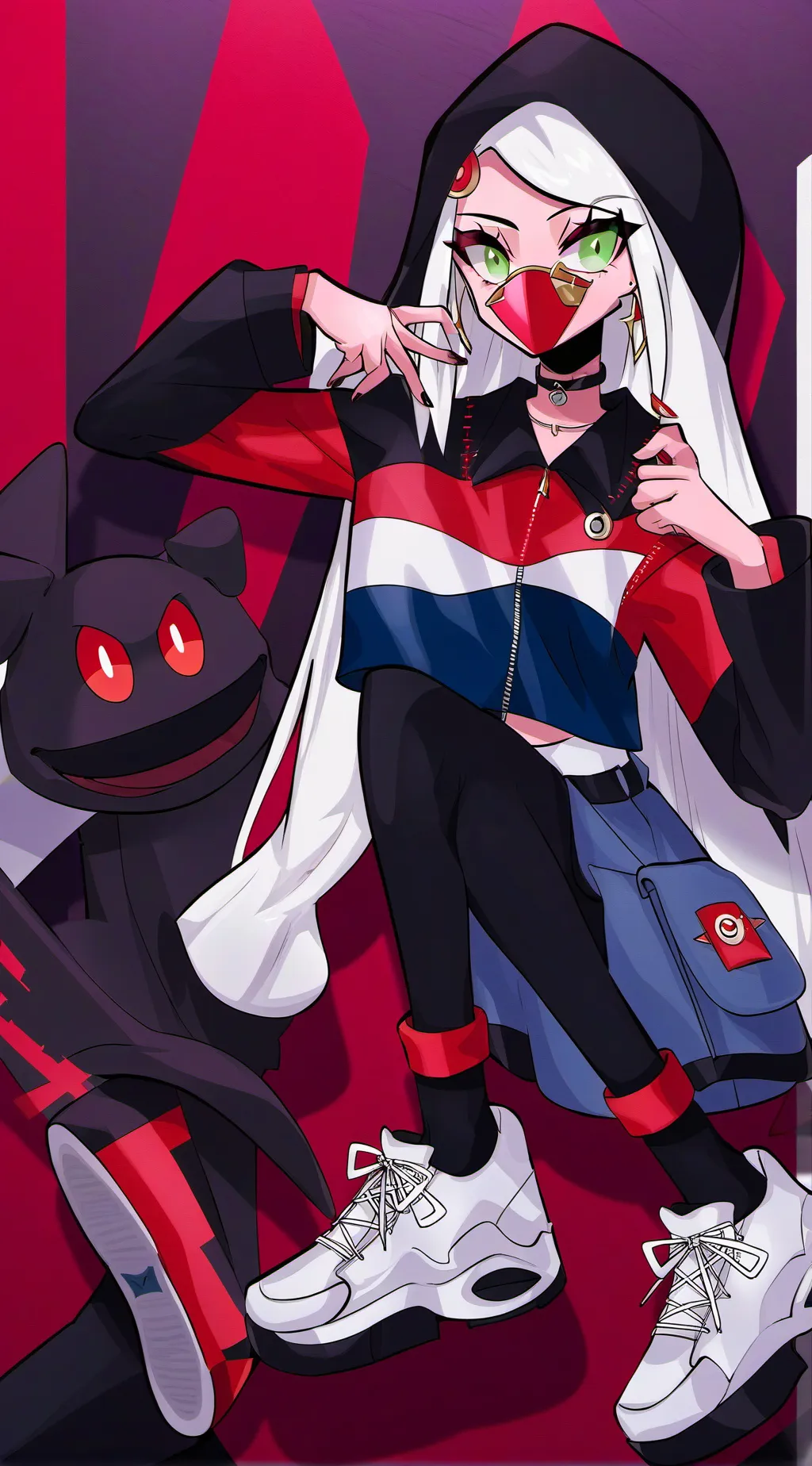 ai character: Fpe car crash background