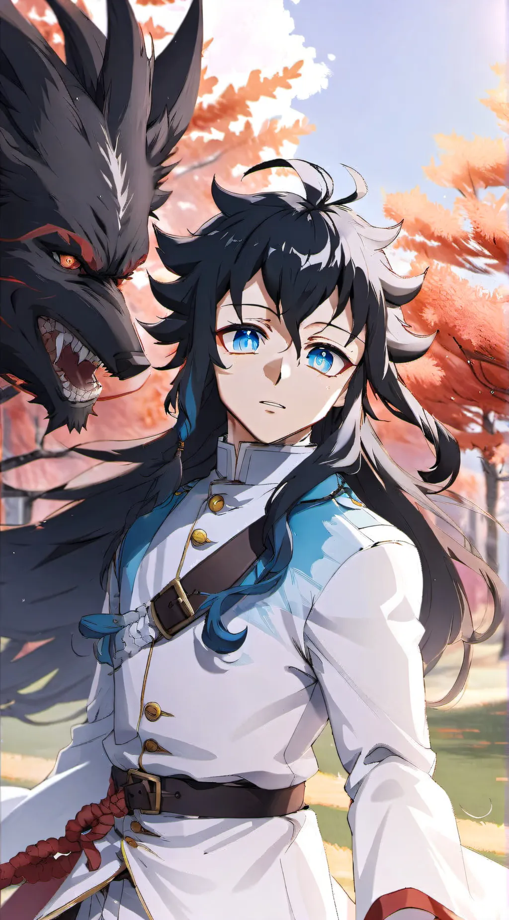 ai character: bsd x kny background