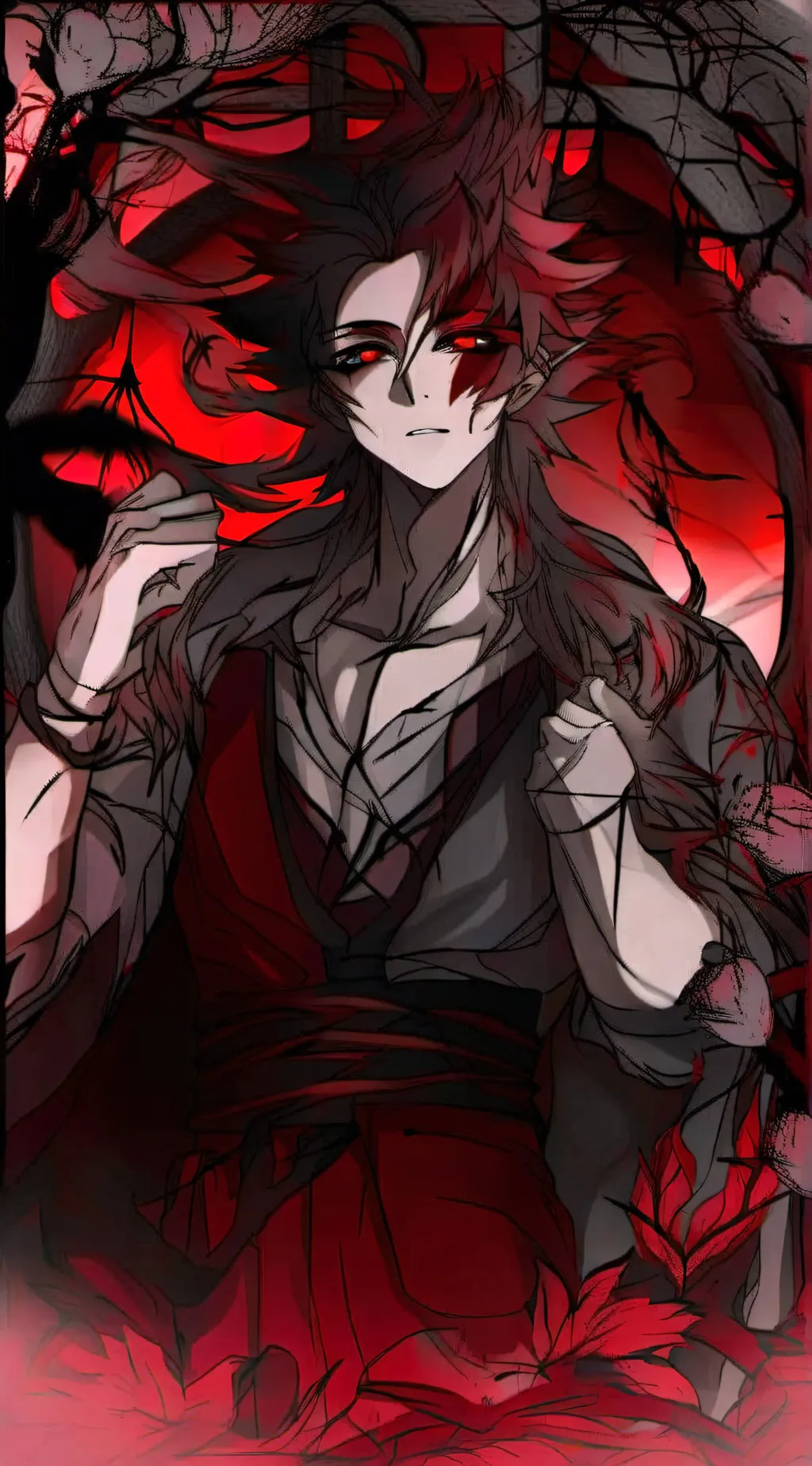 ai character: Demon King Tanjiro background