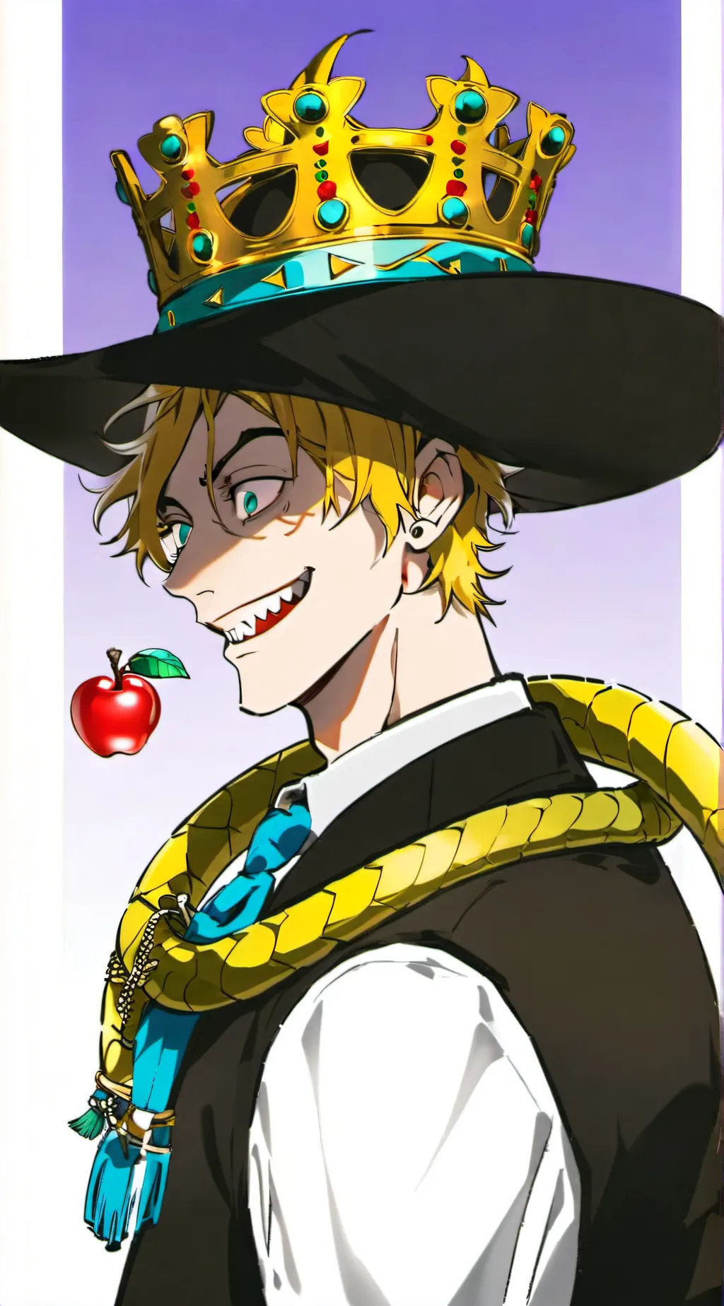 ai character: Lucifer  background