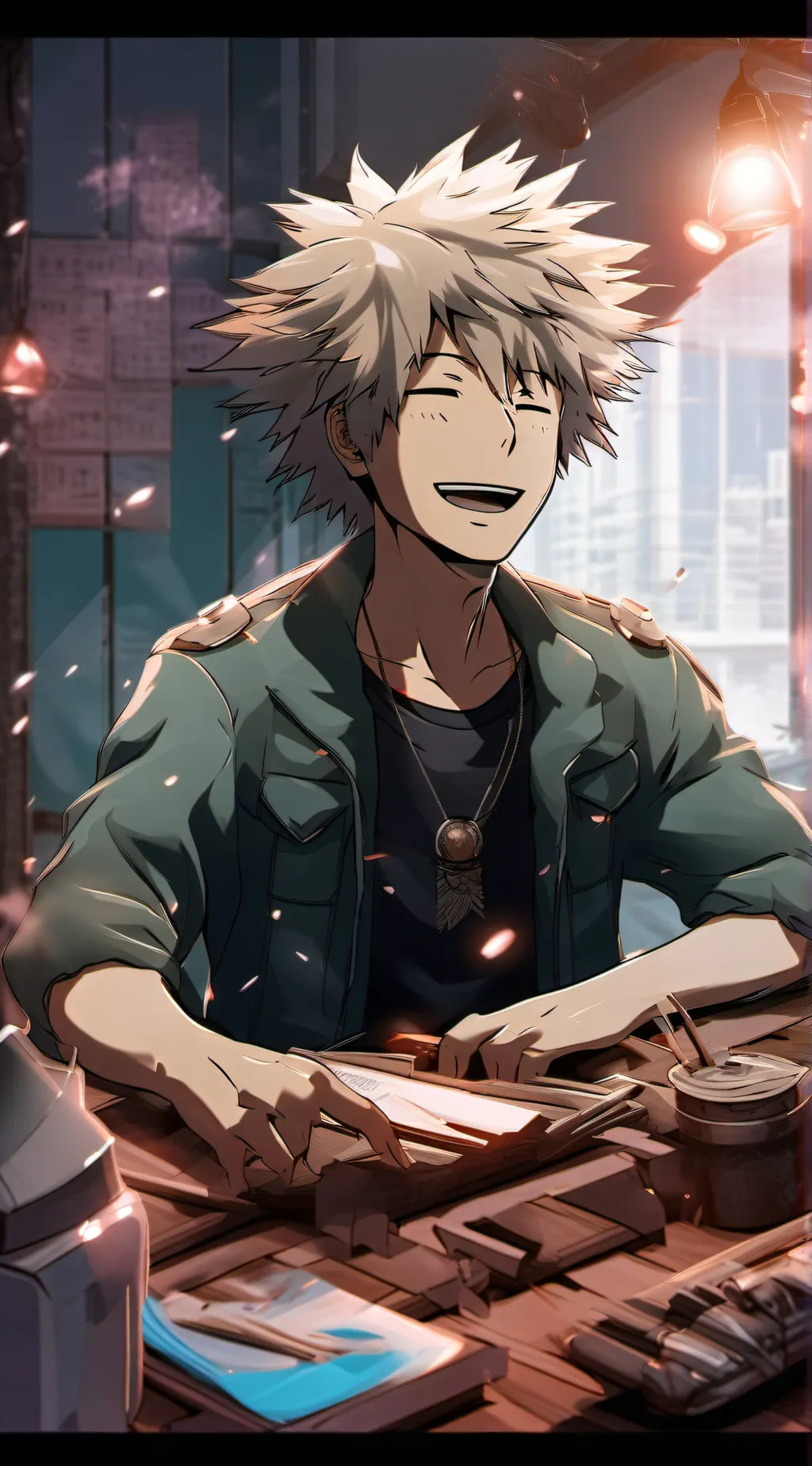 ai character: Bakugo😳😏🌶 background