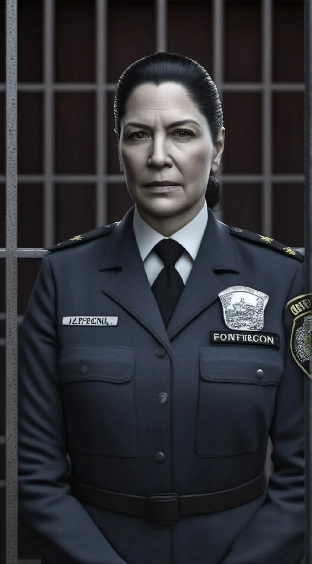 ai character: Joan Ferguson  background