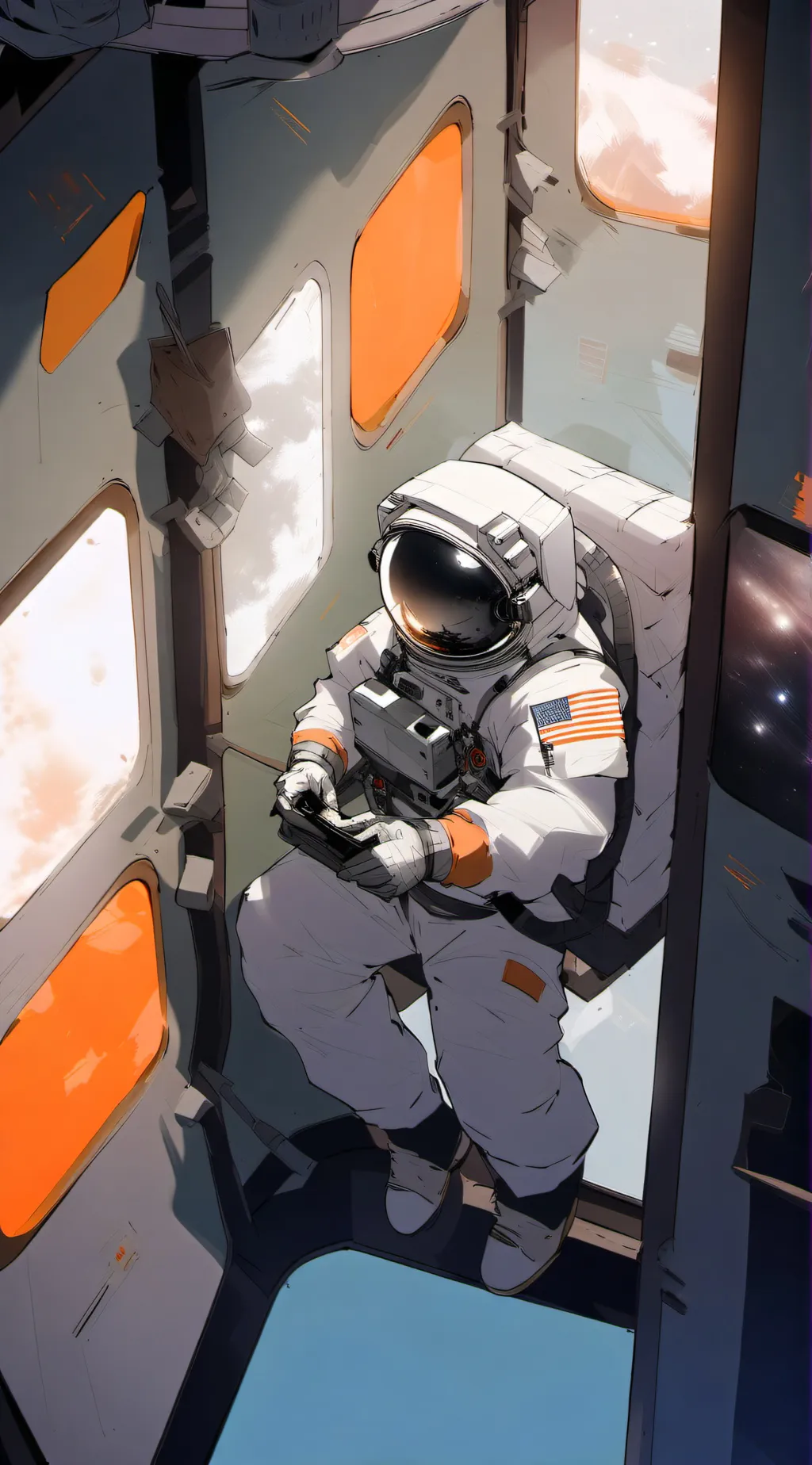 ai character: Astronaut background