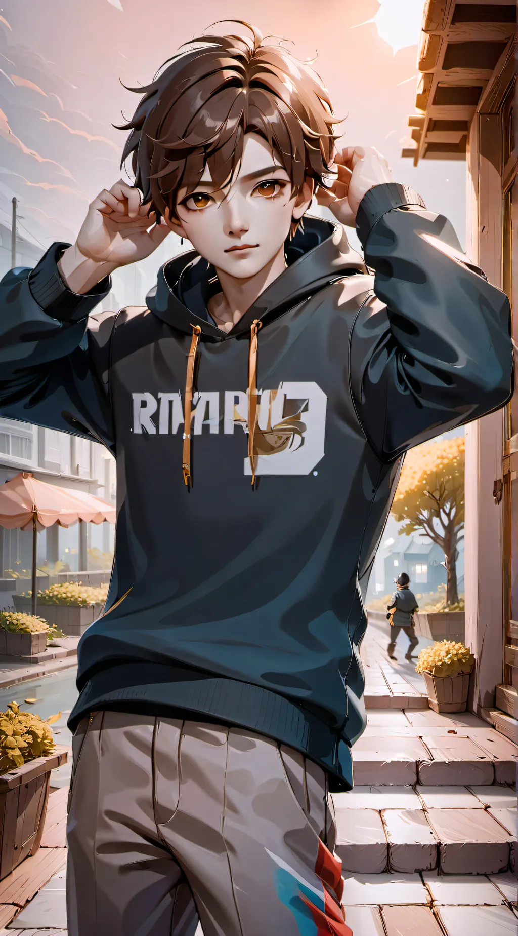 ai character: Conner  background