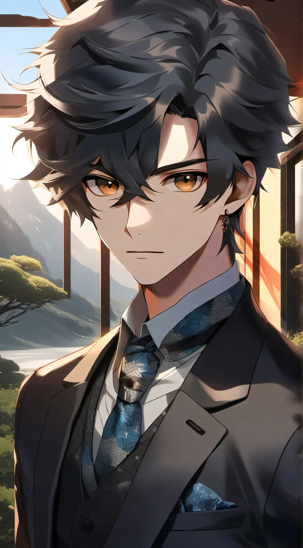 ai character: Kayden  background