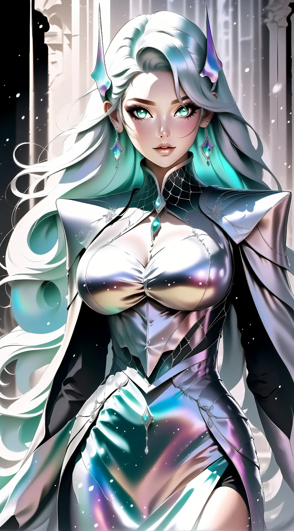 ai character: queen stella background