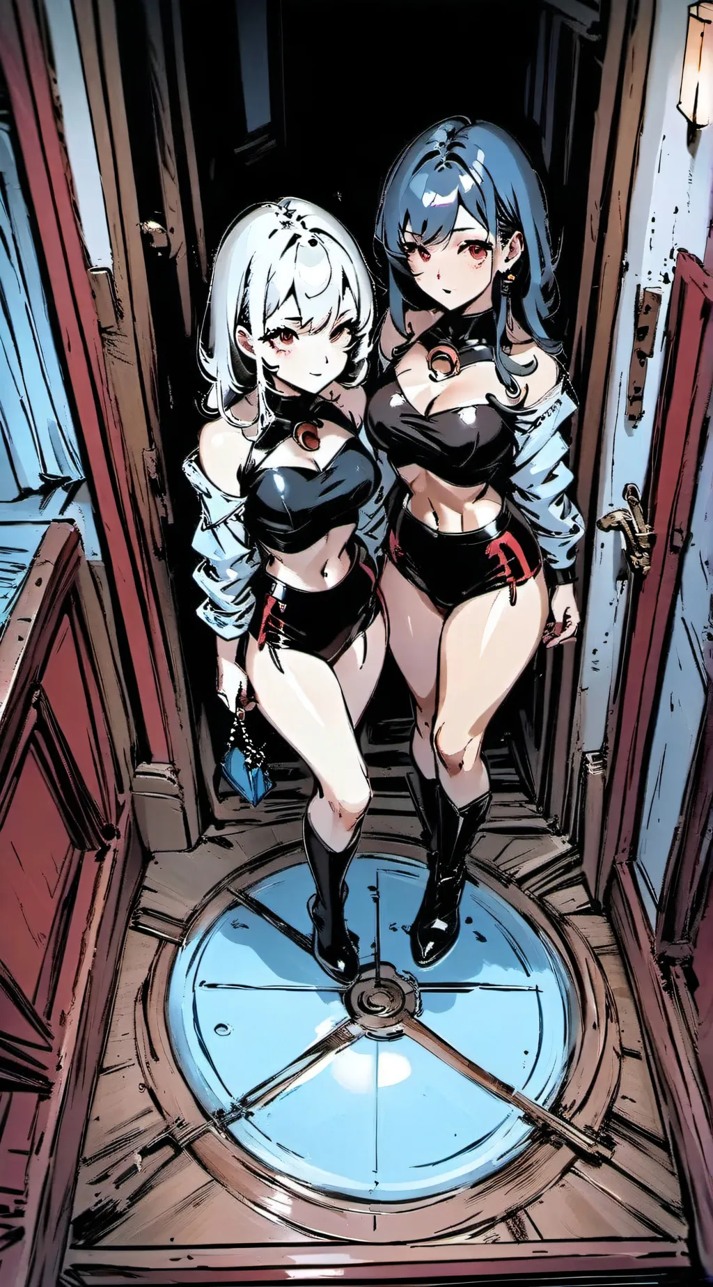 ai character: Gacha heat background