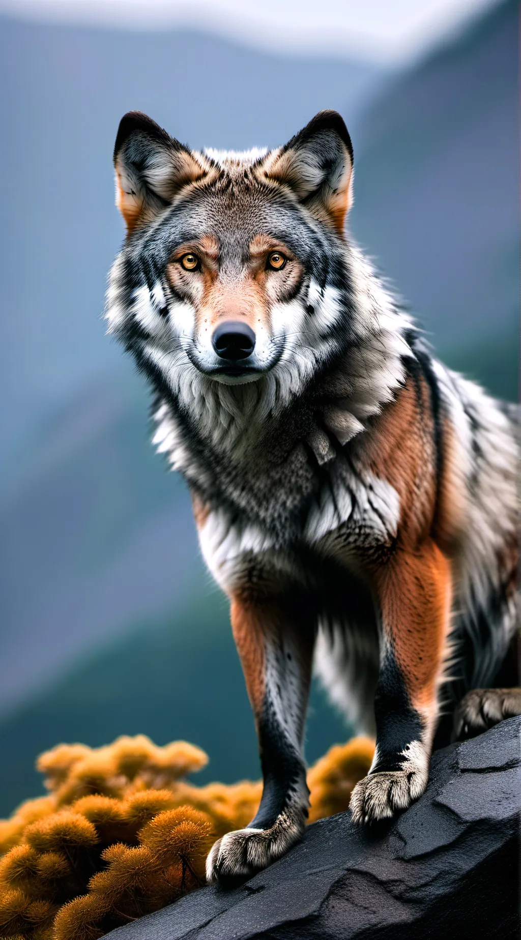 ai character: Killer wolf pack background