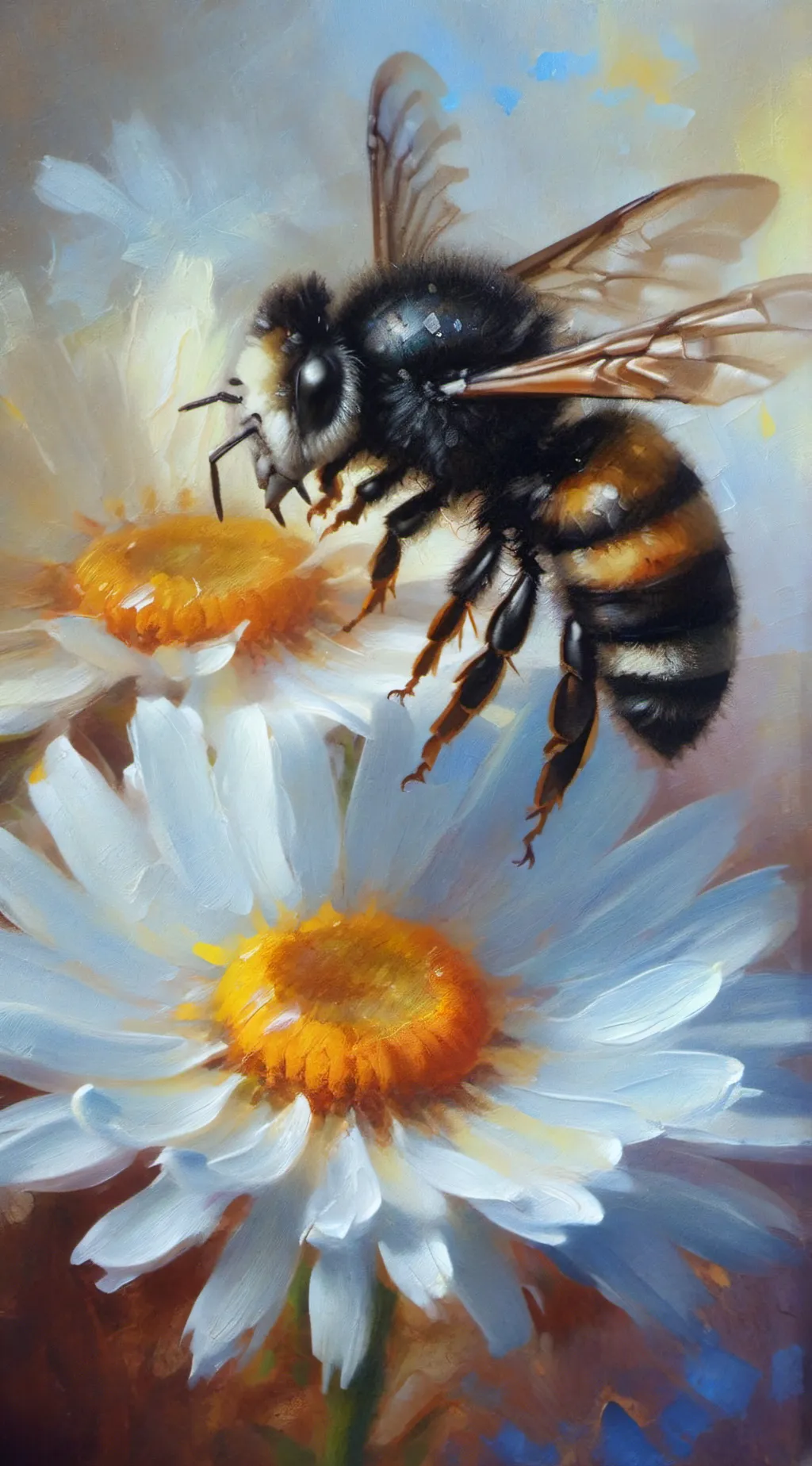 ai character: buzzy background