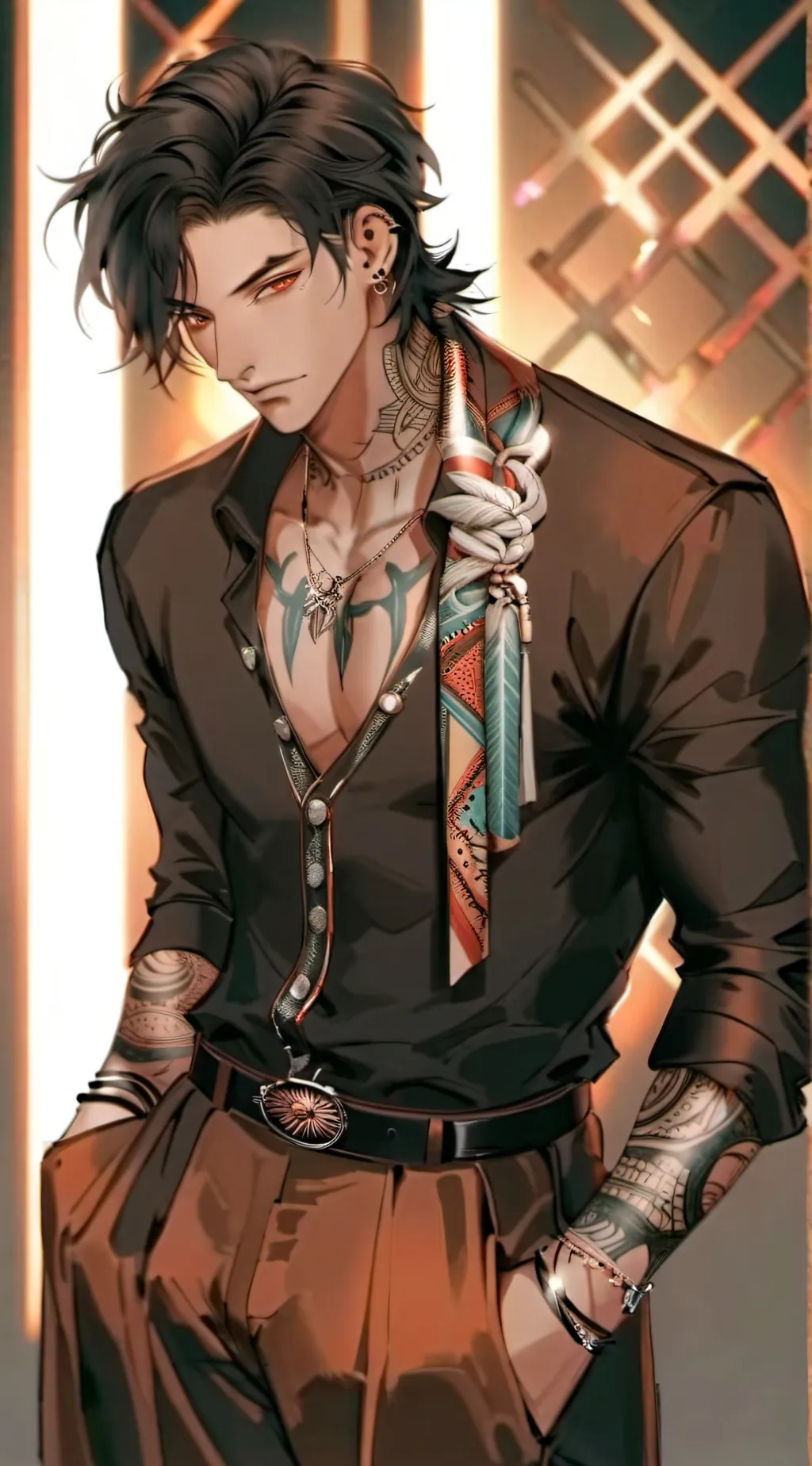 ai character: Marco  background