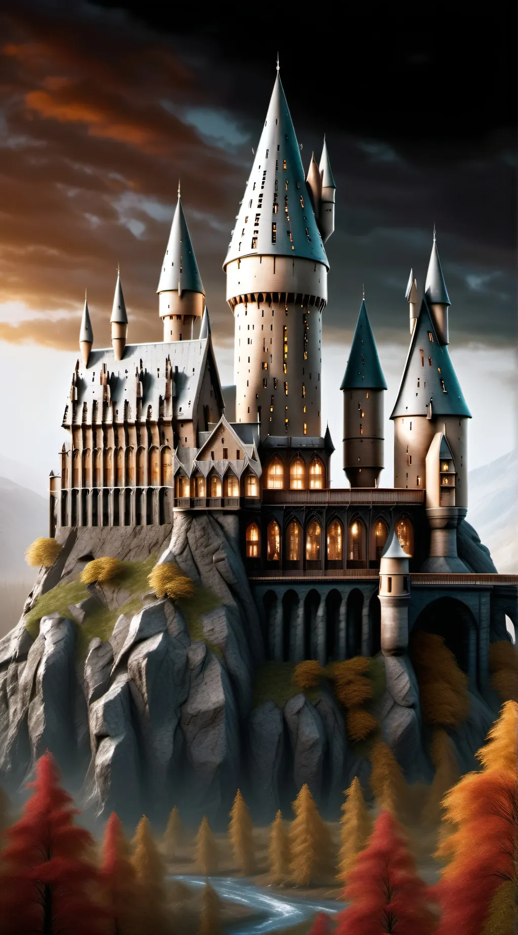 ai character: Hogwarts background