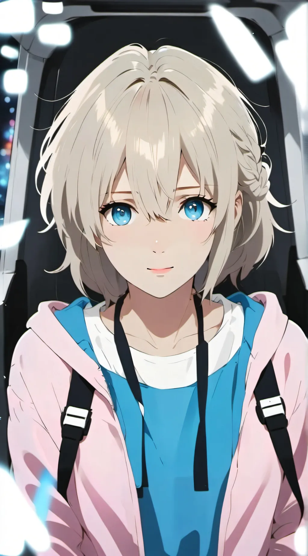 ai character: • Bella marina • background