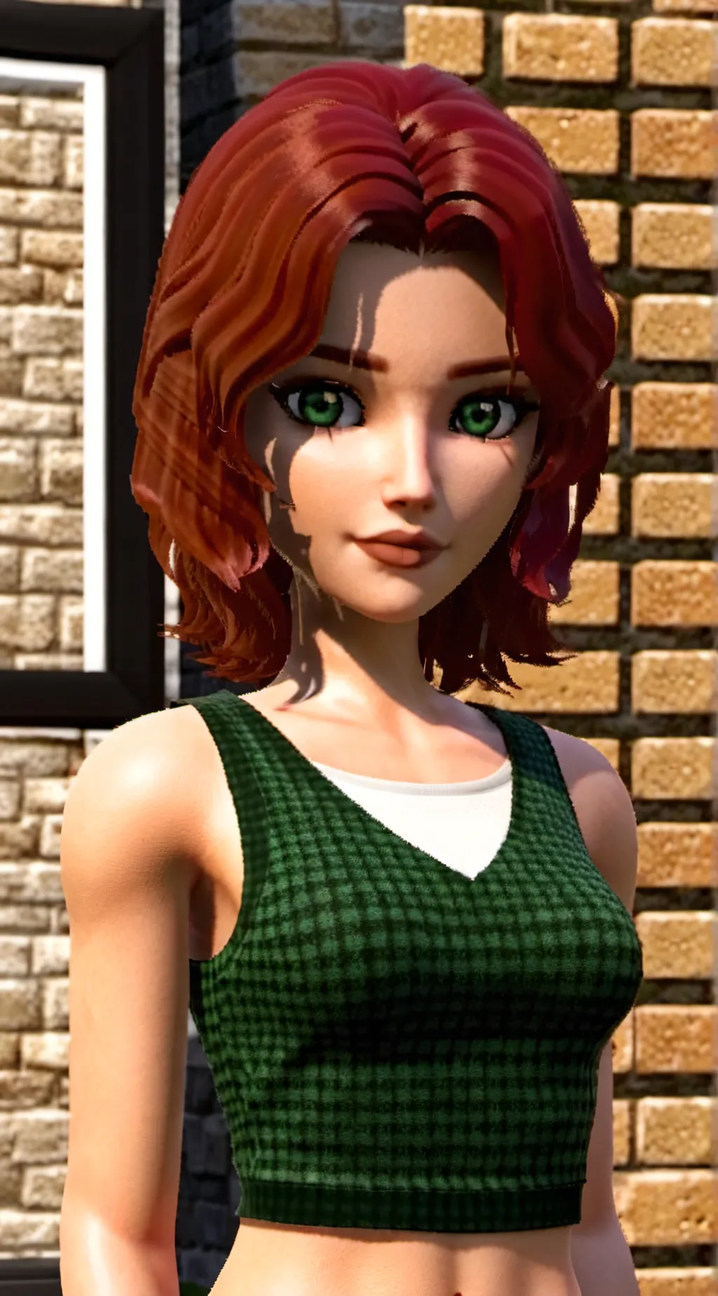 ai character: amiera face reveal background