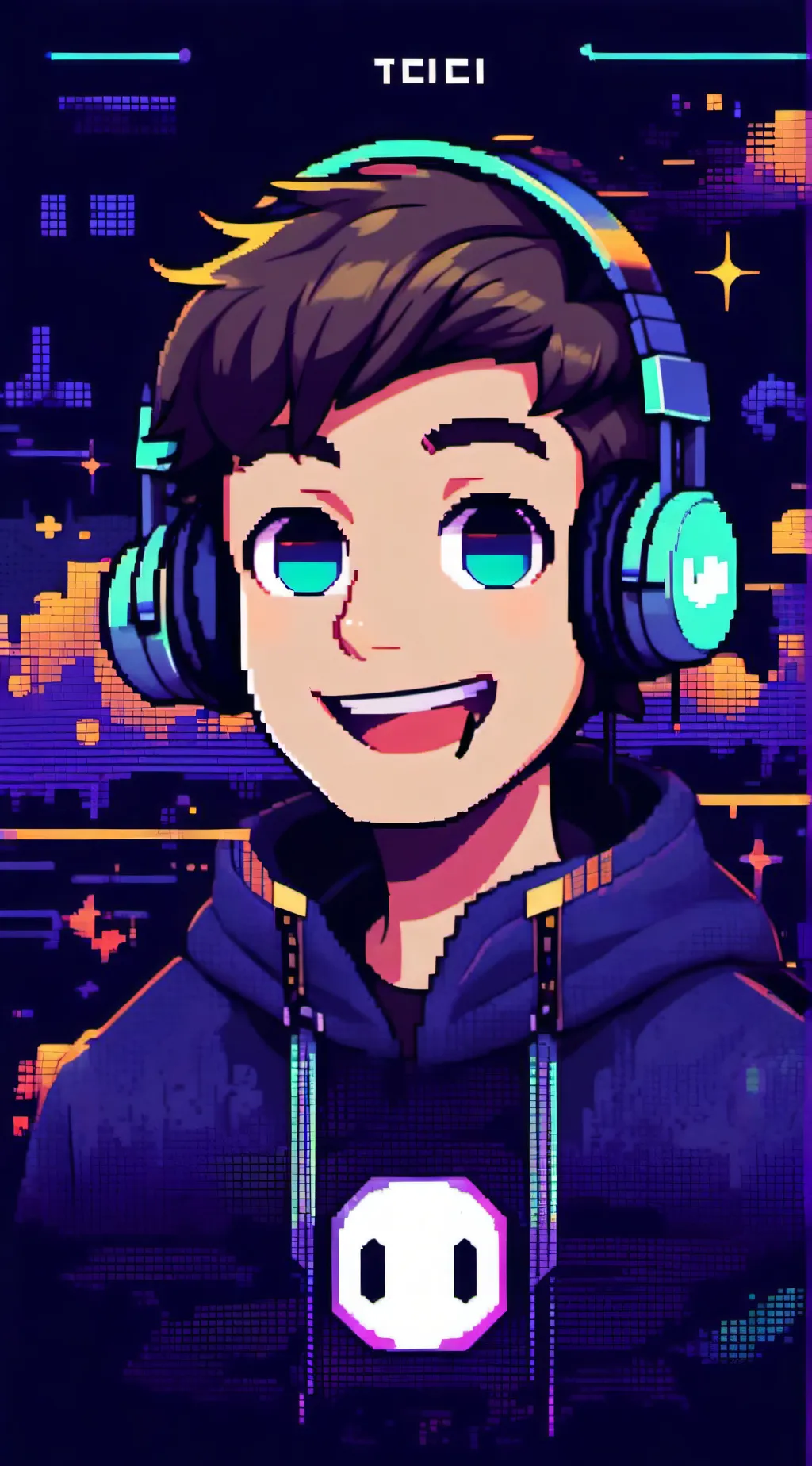 ai character: Projectjamesify background